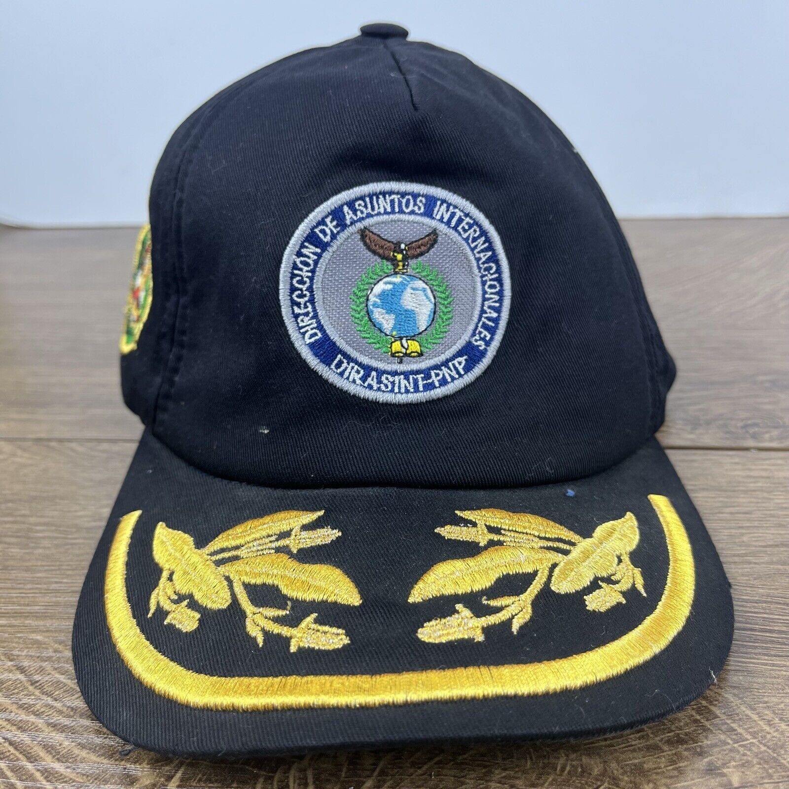 Other Direccion De Asuntos Hat Dirasint PNP Adjustable Hat Black H Size ONE SIZE - 2 Thumbnail