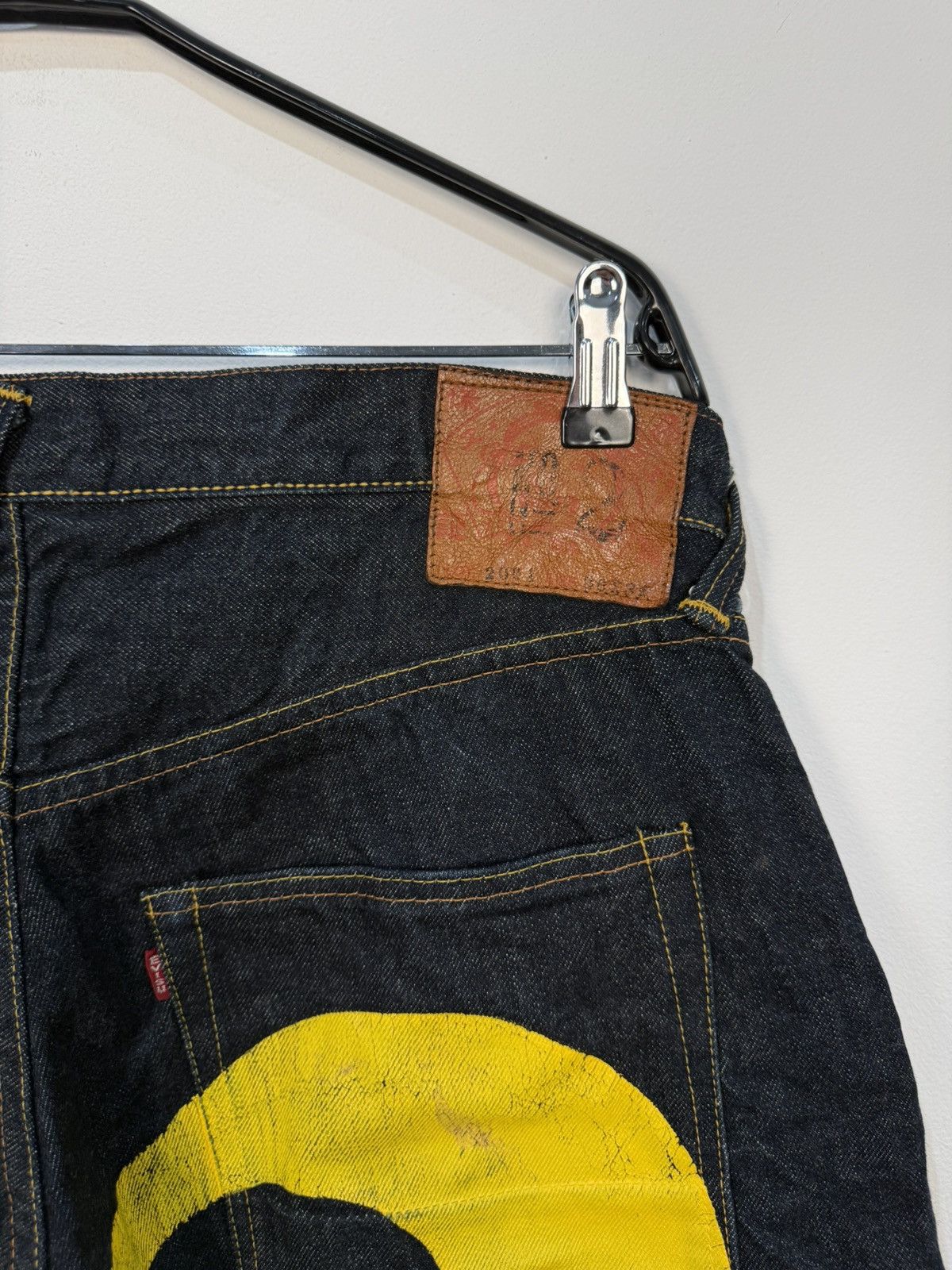 Evisu Evisu 2001 Lot Big Yellow Seagull Jeans 36/35 Vintage Y2K Size US 36 / EU 52 - 8 Thumbnail