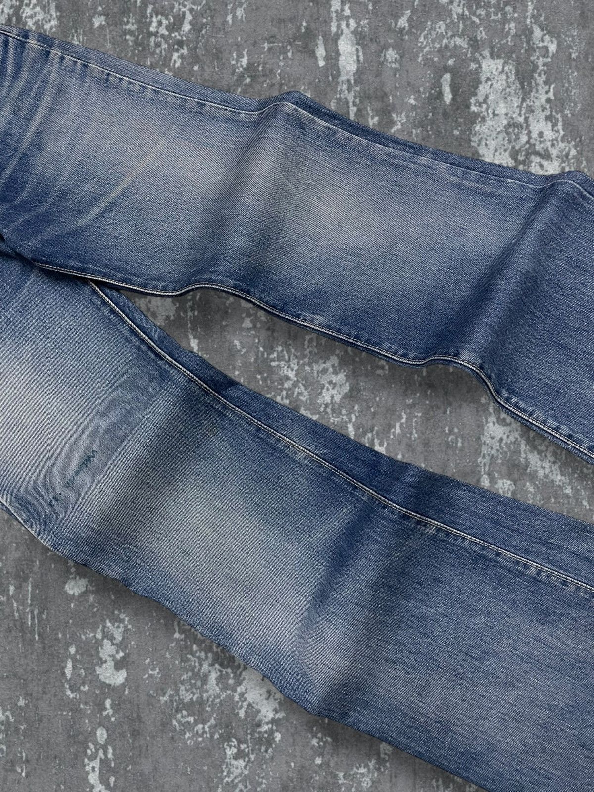 Big John Vintage Designer Big John Talon Zip Flared Distressed Denim Size US 28 / EU 44 - 6 Thumbnail