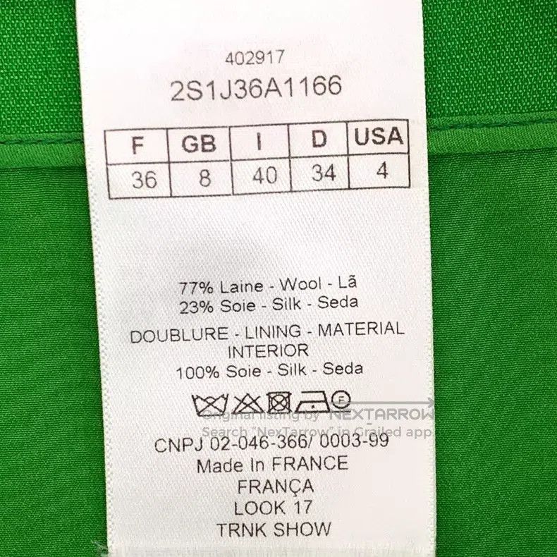 Dior Dior Green wool casual skirt Size 24" / US 00 / IT 34 - 6 Thumbnail