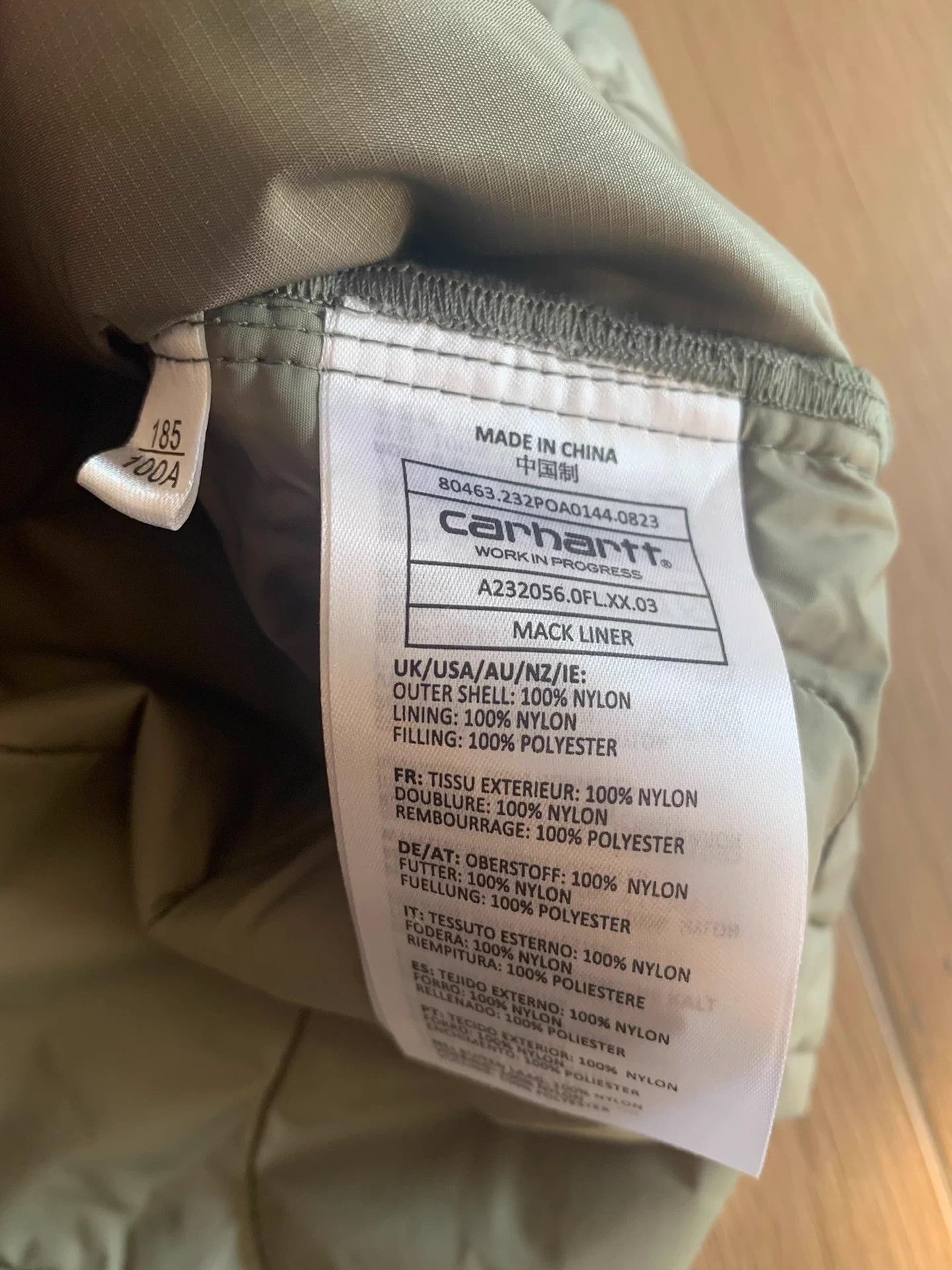 Carhartt Wip CARHARTT WIP Mack Liner Jacket Size US XL / EU 56 / 4 - 5 Thumbnail