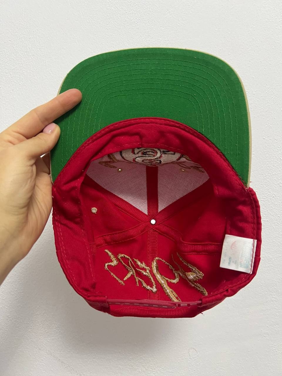 NFL × Vintage Vintage San Francisco 49ers Hat Flatbill Snapback Team NFL Size ONE SIZE - 4 Thumbnail