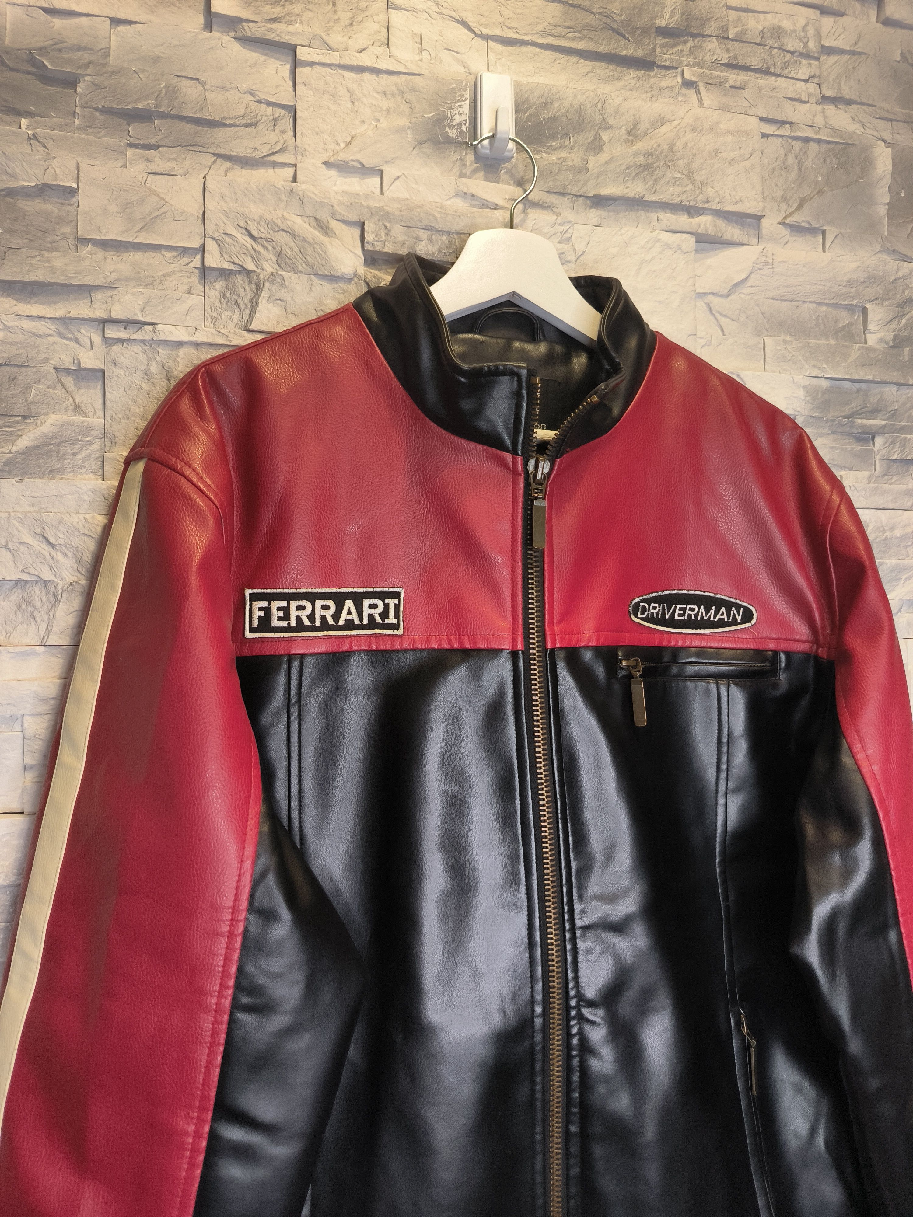 Ferrari Ferrari Jacket PVC Driver Black Red Racing Size US L / EU 52-54 / 3 - 3 Thumbnail