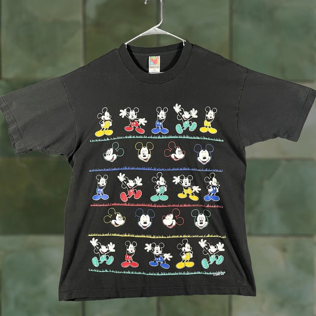 Mickey Unlimited VINTAGE Mickey Unlimited Shirt Mens XL Black Mickey Mouse Graphic Tee 90s Y2K Size US XL / EU 56 / 4 - 1 Thumbnail
