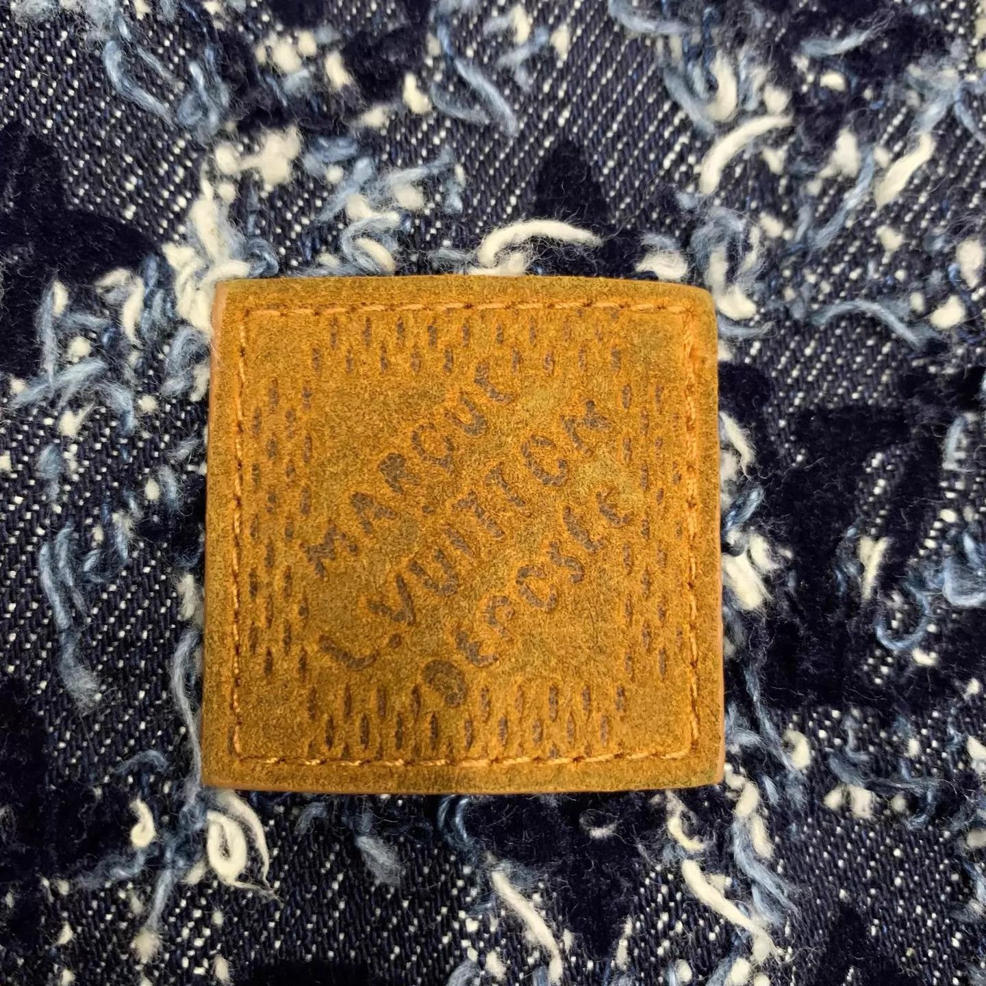 Louis Vuitton LV Blue flocked Monogram allover jacket 50 98 New Size US M / EU 48-50 / 2 - 9 Thumbnail