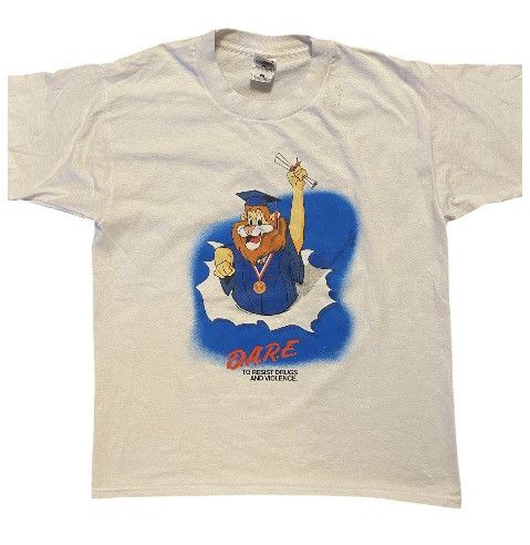 Fruit Of The Loom × Vintage Vintage 1998’ Dare Graduate Shirt Size US L / EU 52-54 / 3 - 1 Thumbnail