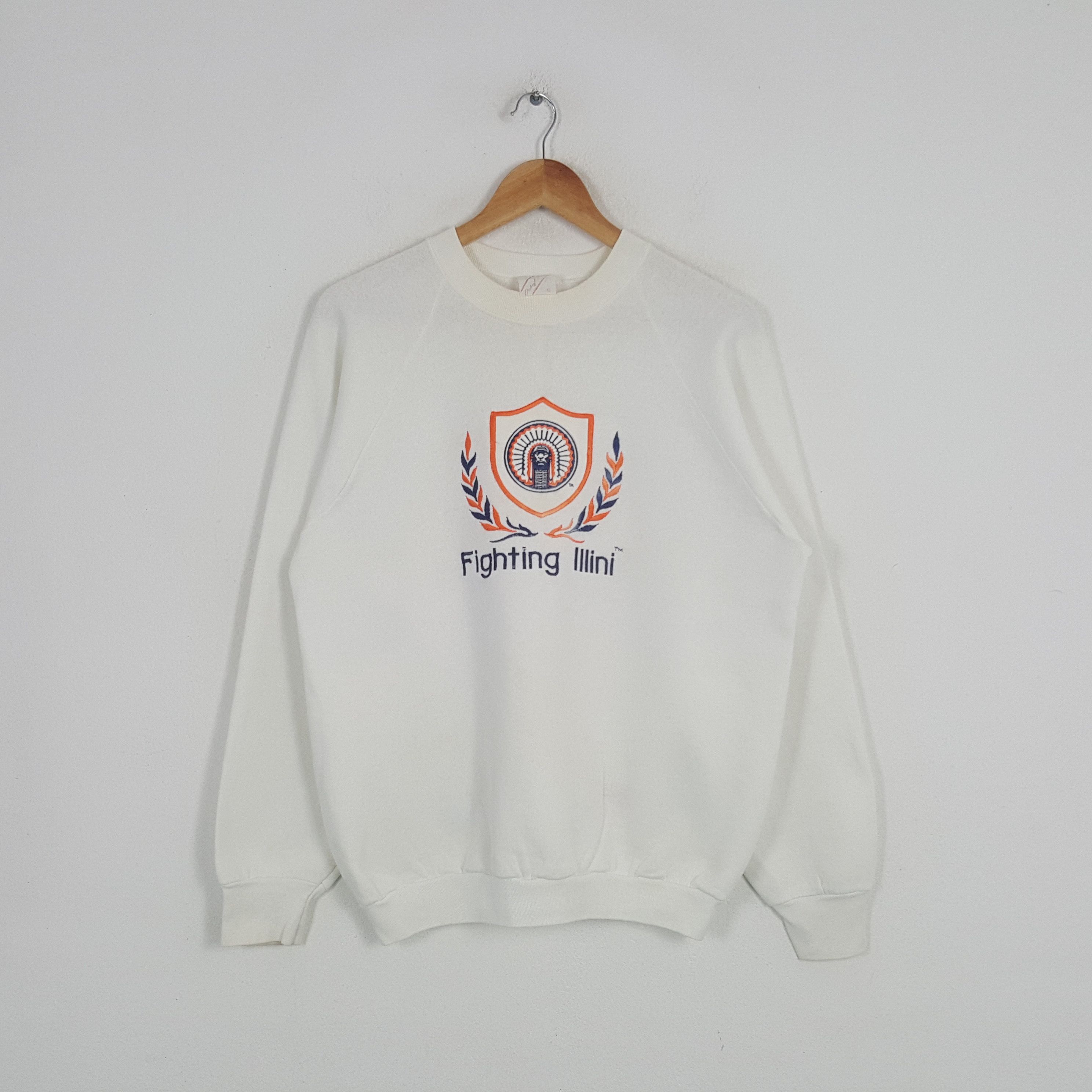 NBA × Vintage Vintage Fighting Illini Basketball Team Sweatshirt Size US L / EU 52-54 / 3 - 1 Thumbnail