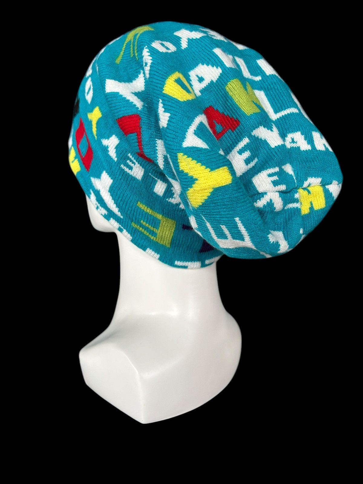 Japanese Brand × Kapital × Vintage Oakley Full Print Long Beanie Hats Rare ☠️☠️ Size ONE SIZE - 3 Thumbnail