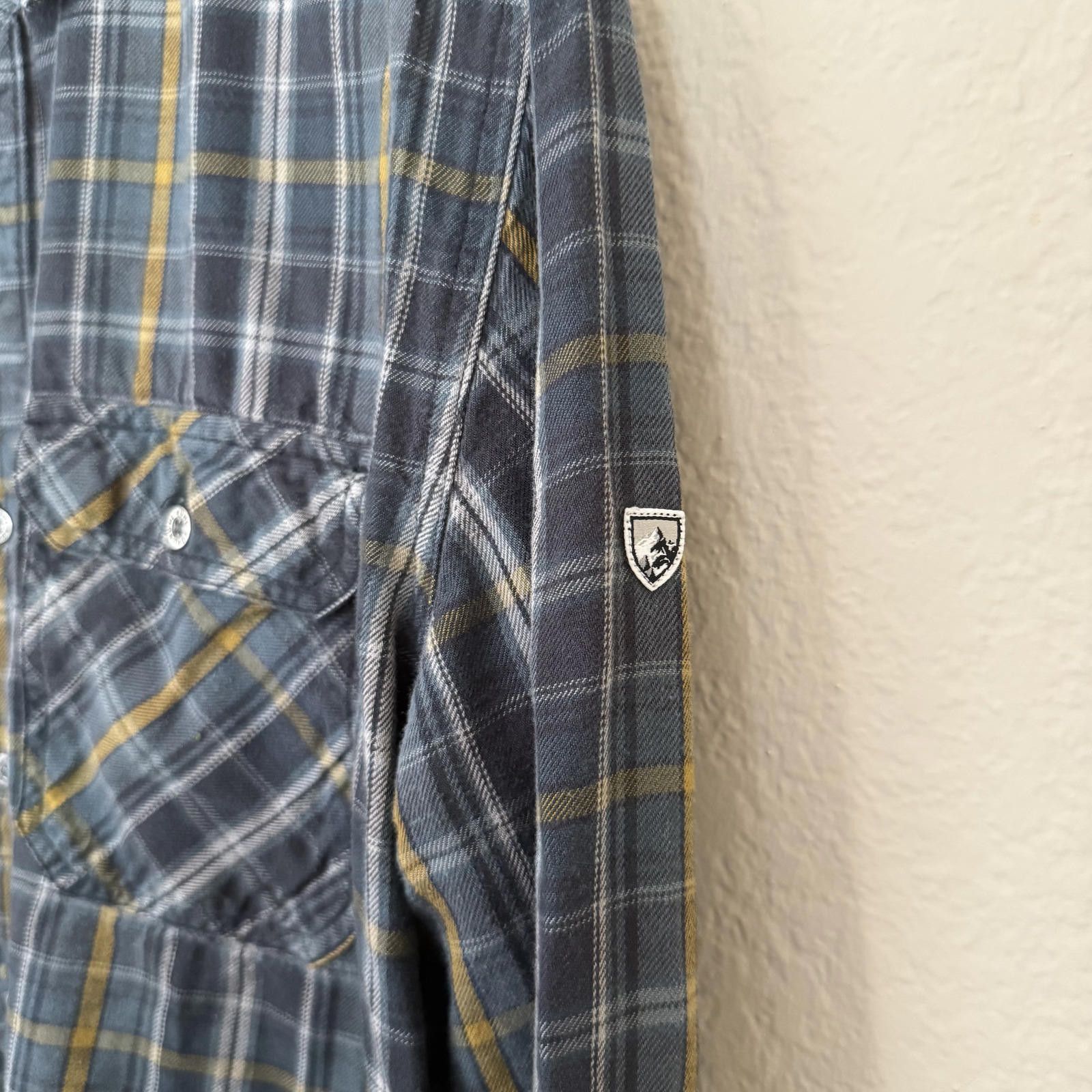 Kuhl KUHL Button up Shirt Men's M Blue Flannel Size US M / EU 48-50 / 2 - 3 Thumbnail