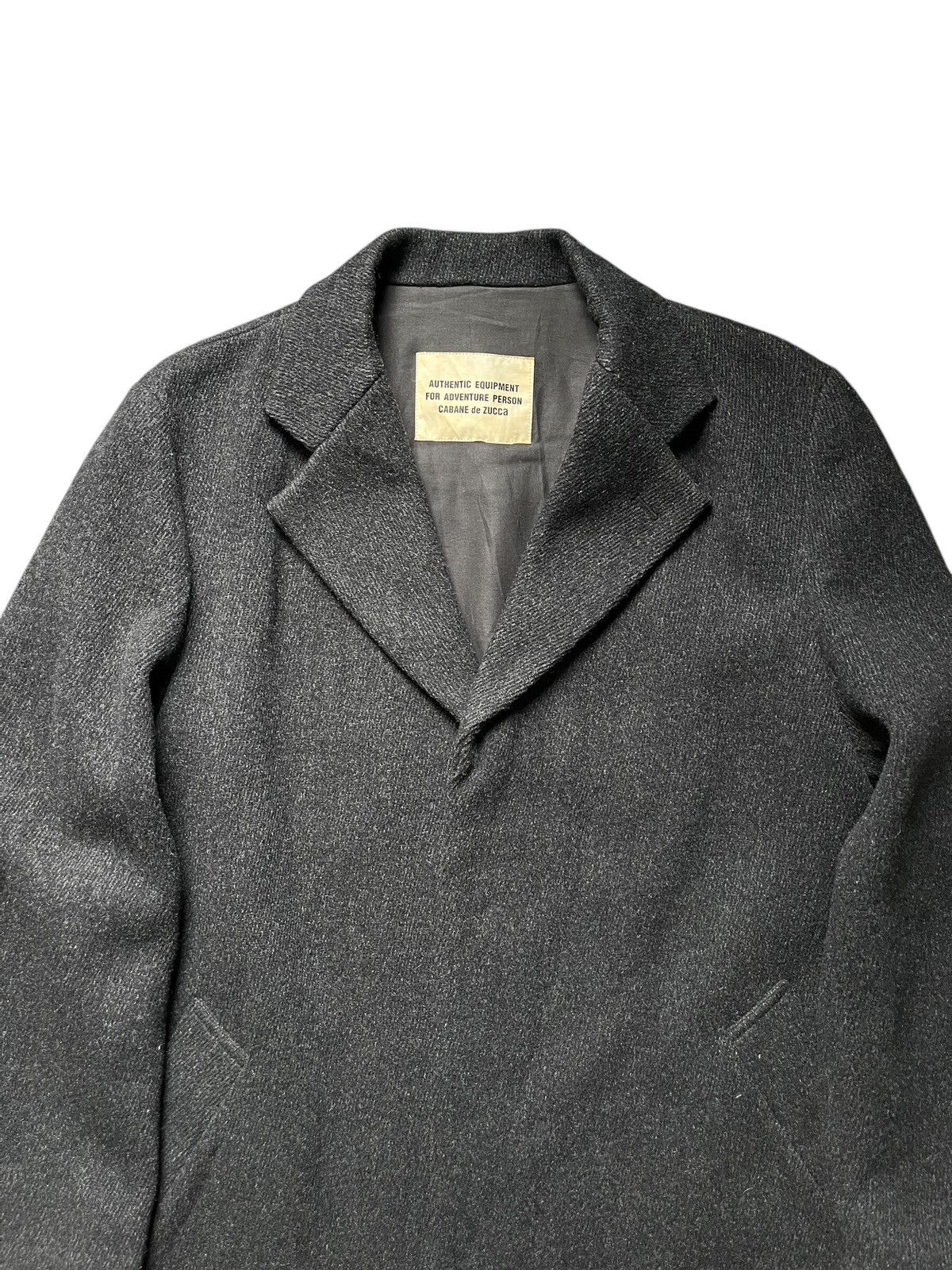CABANE de ZUCCa Vintage Cabane de Zucca wool long jacket Size US M / EU 48-50 / 2 - 3 Thumbnail