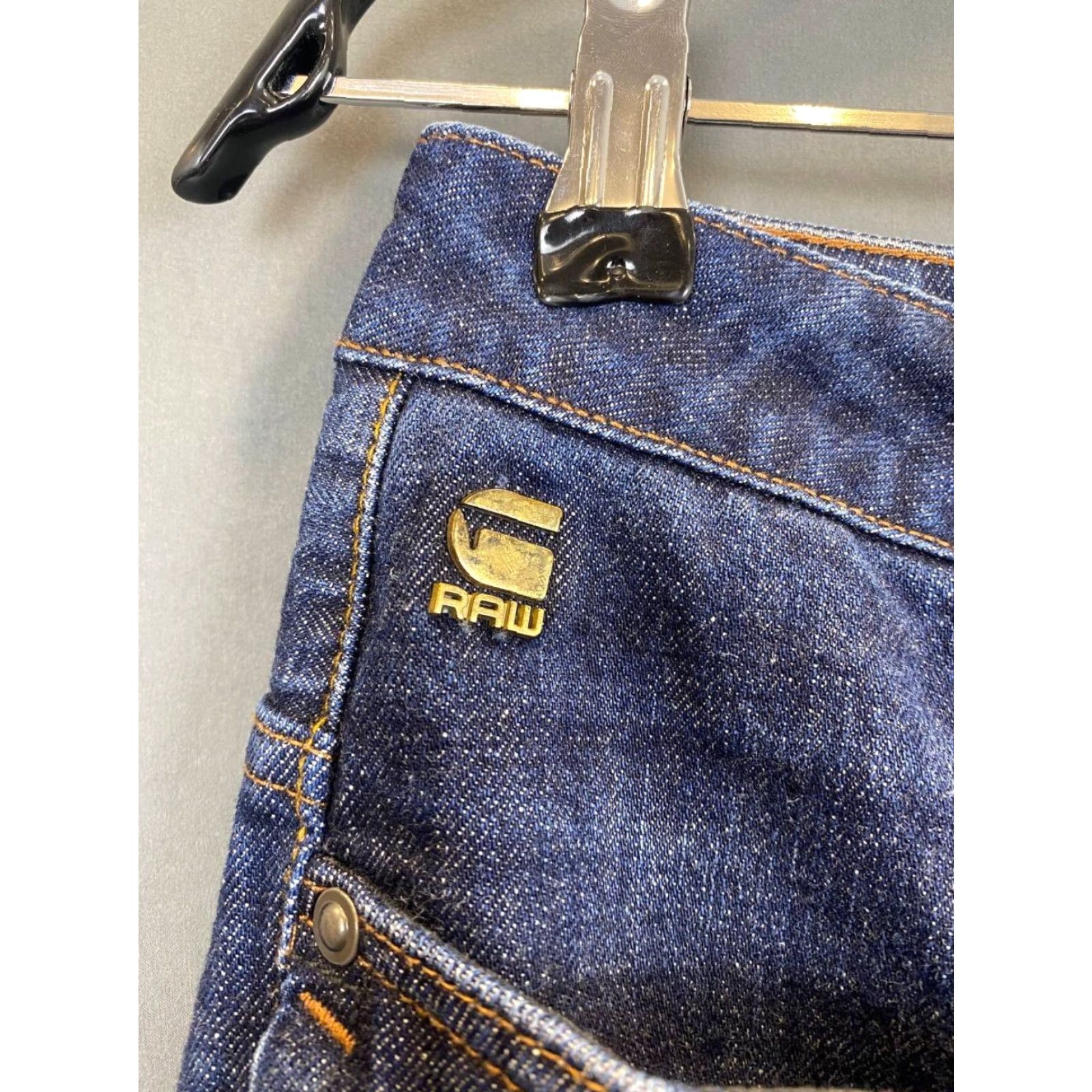G-Star G-Star Jeans Mens Tapered 29x32 Blue Denim Straight Leg Belt Loop Regular Fit 5-Pocket Craftwear Denim Jeans Size US 29 - 5 Thumbnail