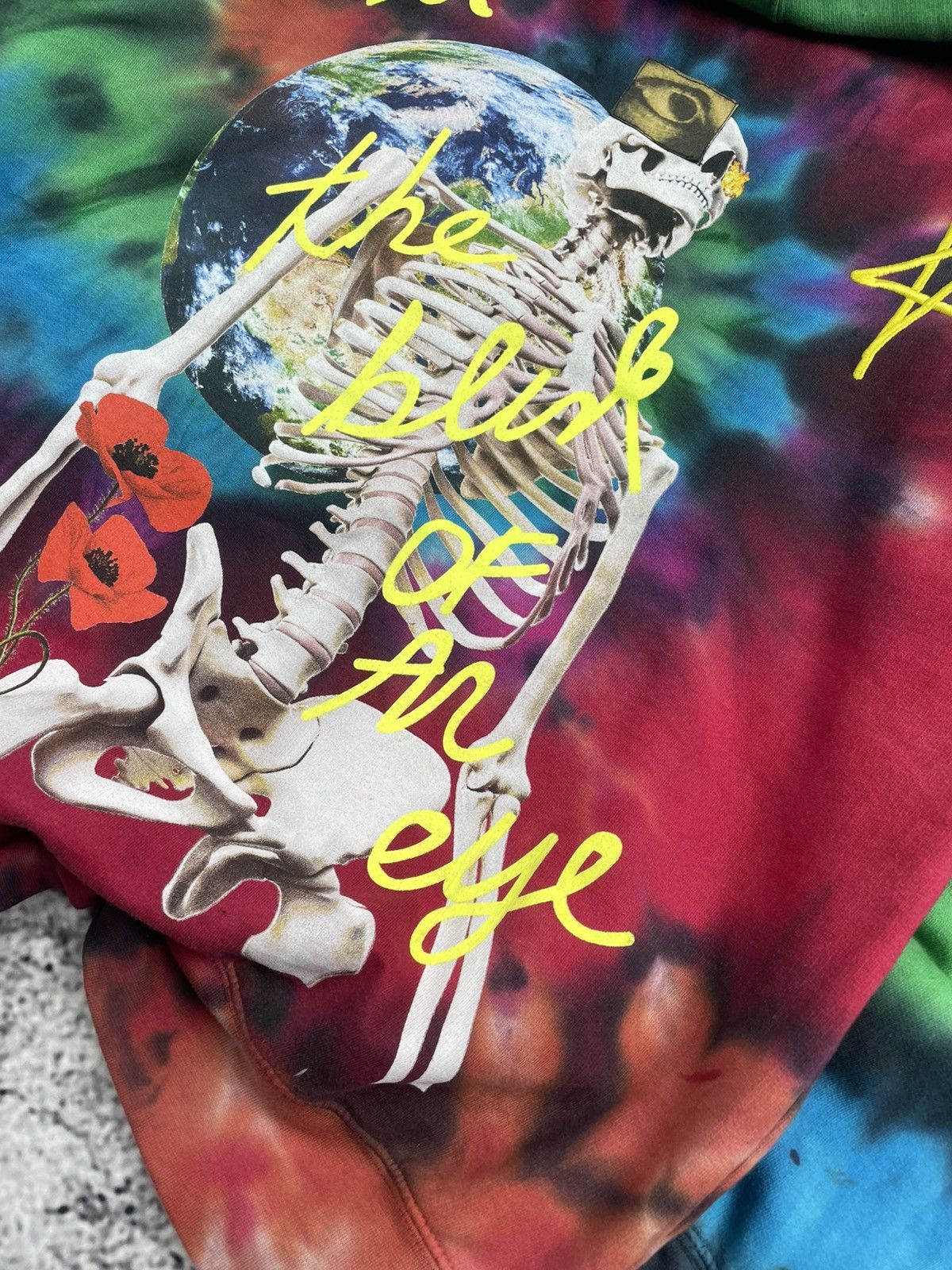 Travis Scott Astroworld L Europa 2019 Tour Tie-Dye Hoodie Streetwear Size US L / EU 52-54 / 3 - 7 Thumbnail