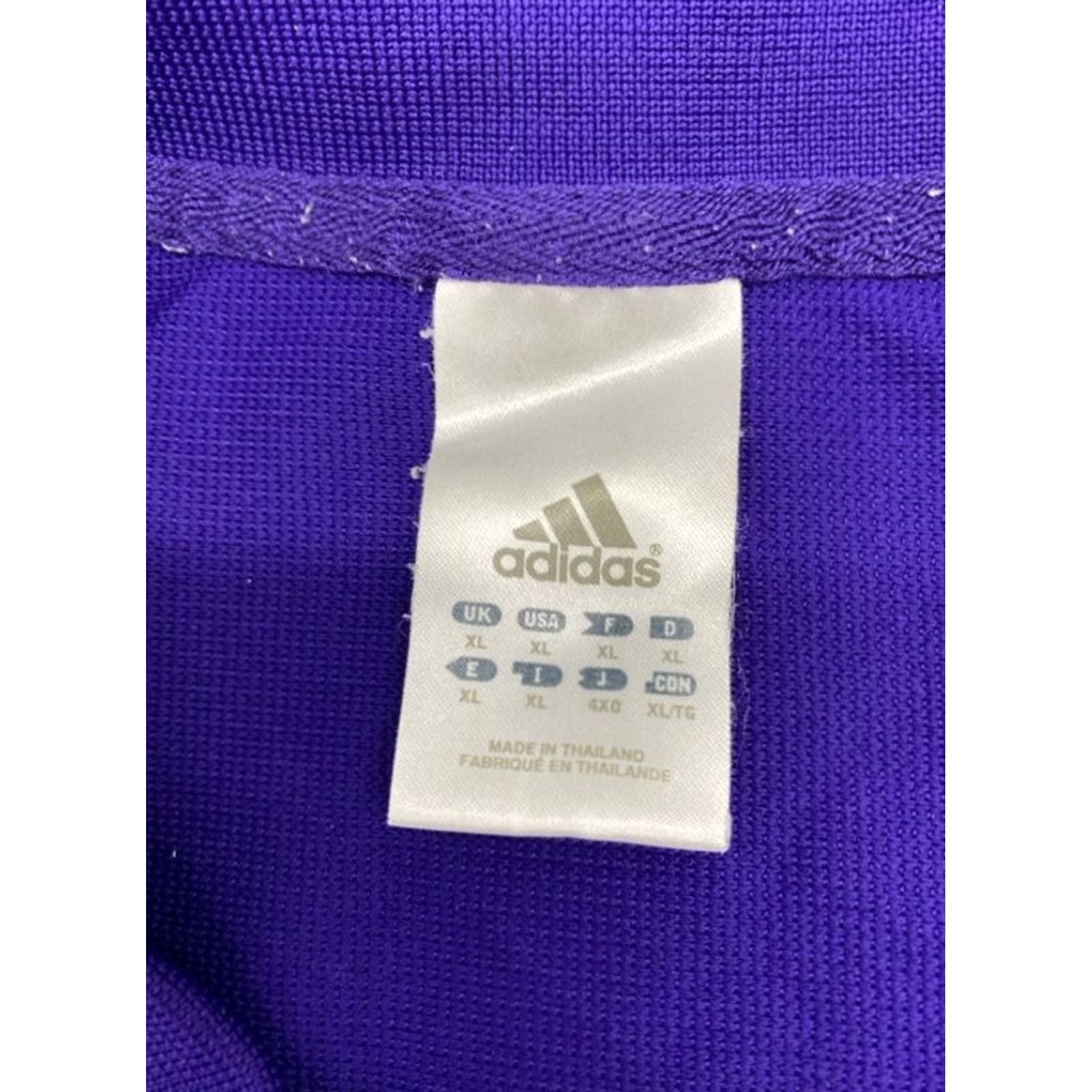 Adidas VINTAGE adidas Climalite Polo Shirt Mens XL Short Sleeve Purple Polo Shirt Adidas Climalite Logo Sports Golf Mens XL Purple Size US XL / EU 56 / 4 - 3 Thumbnail