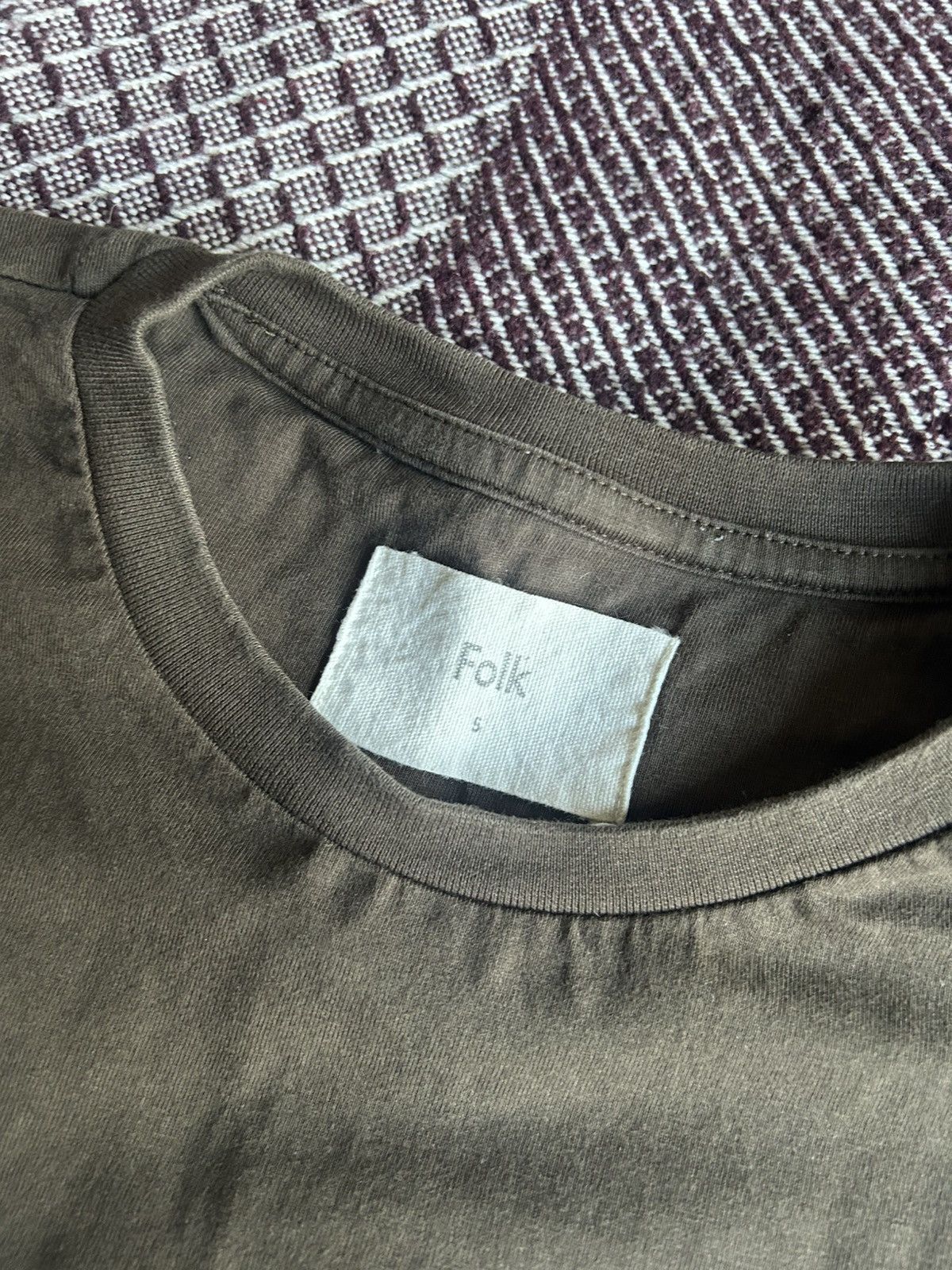 Folk Folk Streetwear Long Sleeve T-shirt Brown Solid Size 5 / L Size US L / EU 52-54 / 3 - 3 Thumbnail