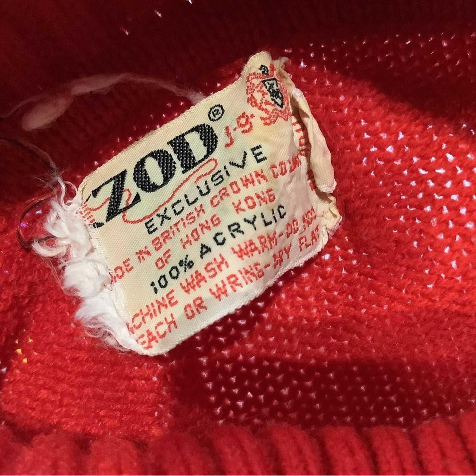 Izod Vintage IZOD Lozenges College Turtle Neck Sweater Size M / US 6-8 / IT 42-44 - 5 Thumbnail