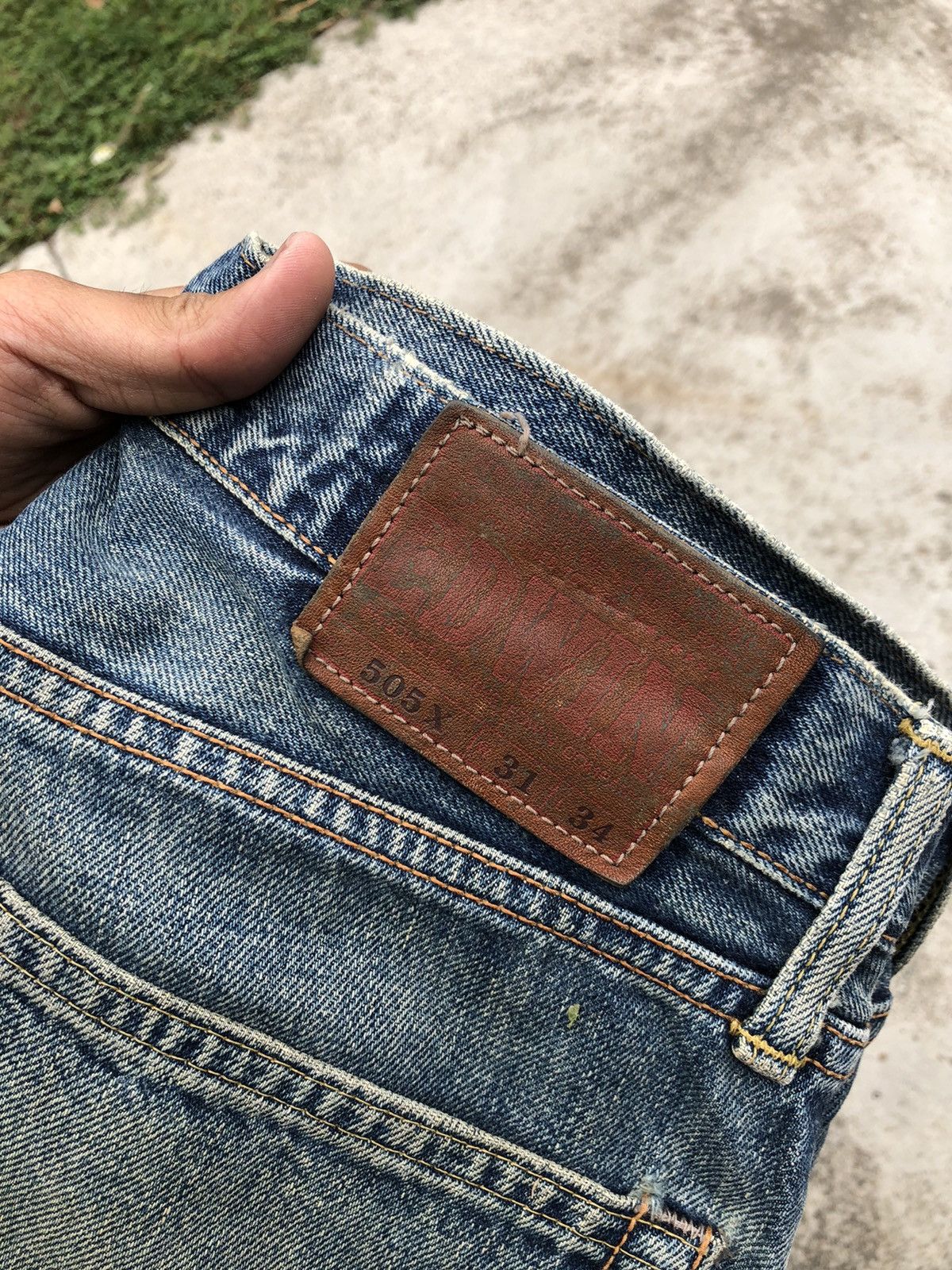 Edwin RUSTY DIRTY WIDE LEG SELVEDGE JEANS BY EDWIN Size US 31 - 6 Thumbnail