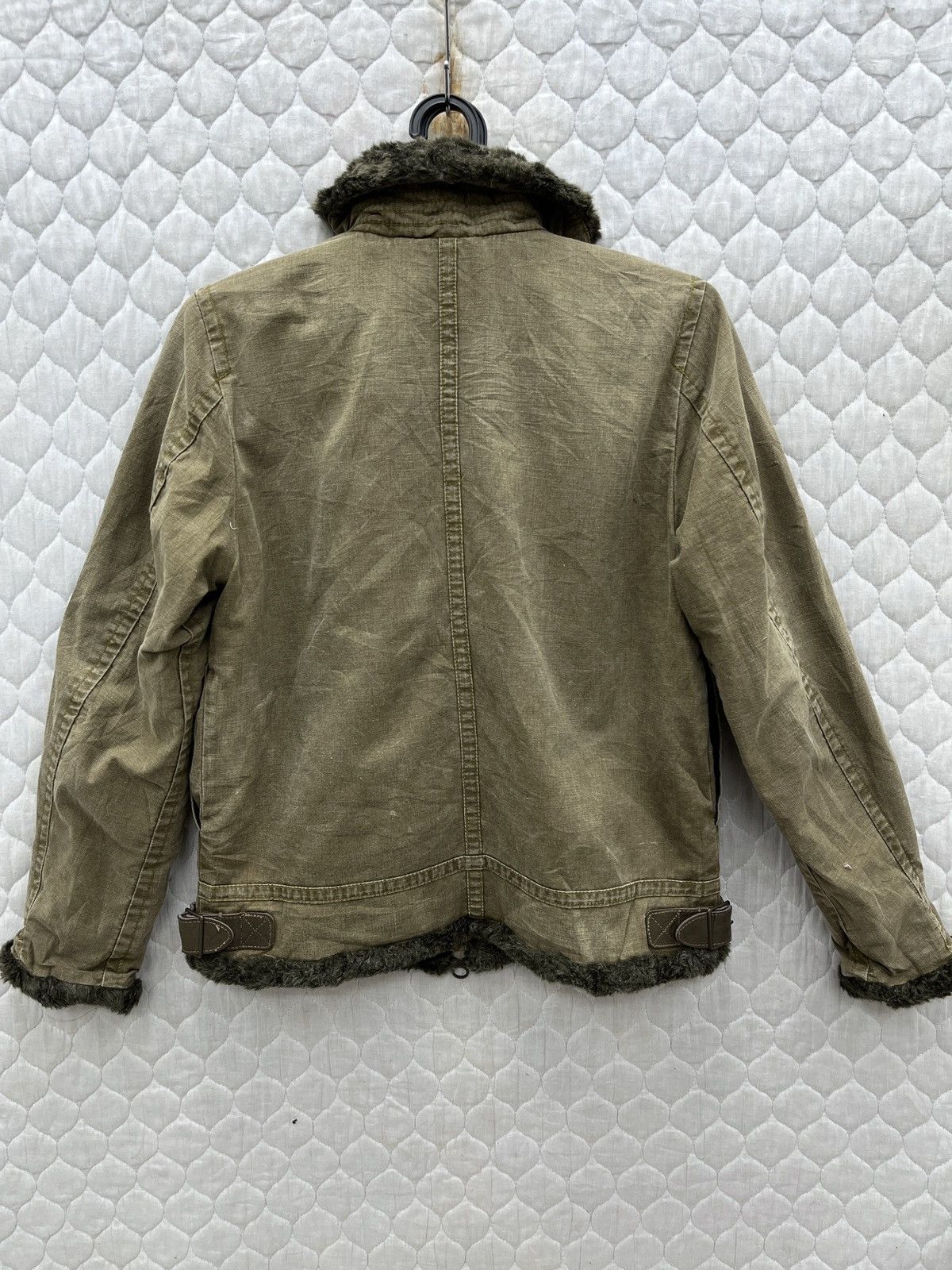 Johnbull 🔥🔥🔥ARCHIVE VTG JOHN BULL MILITARY SHEARLING JACKET Size S / US 4 / IT 40 - 4 Thumbnail