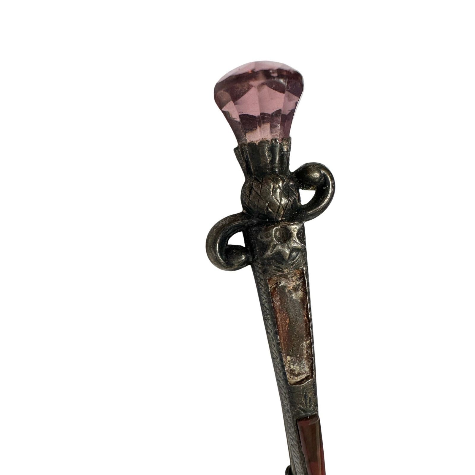 Other Antique Sword Shaped Scottish Dirk Brooch/Pin Size ONE SIZE - 2 Thumbnail