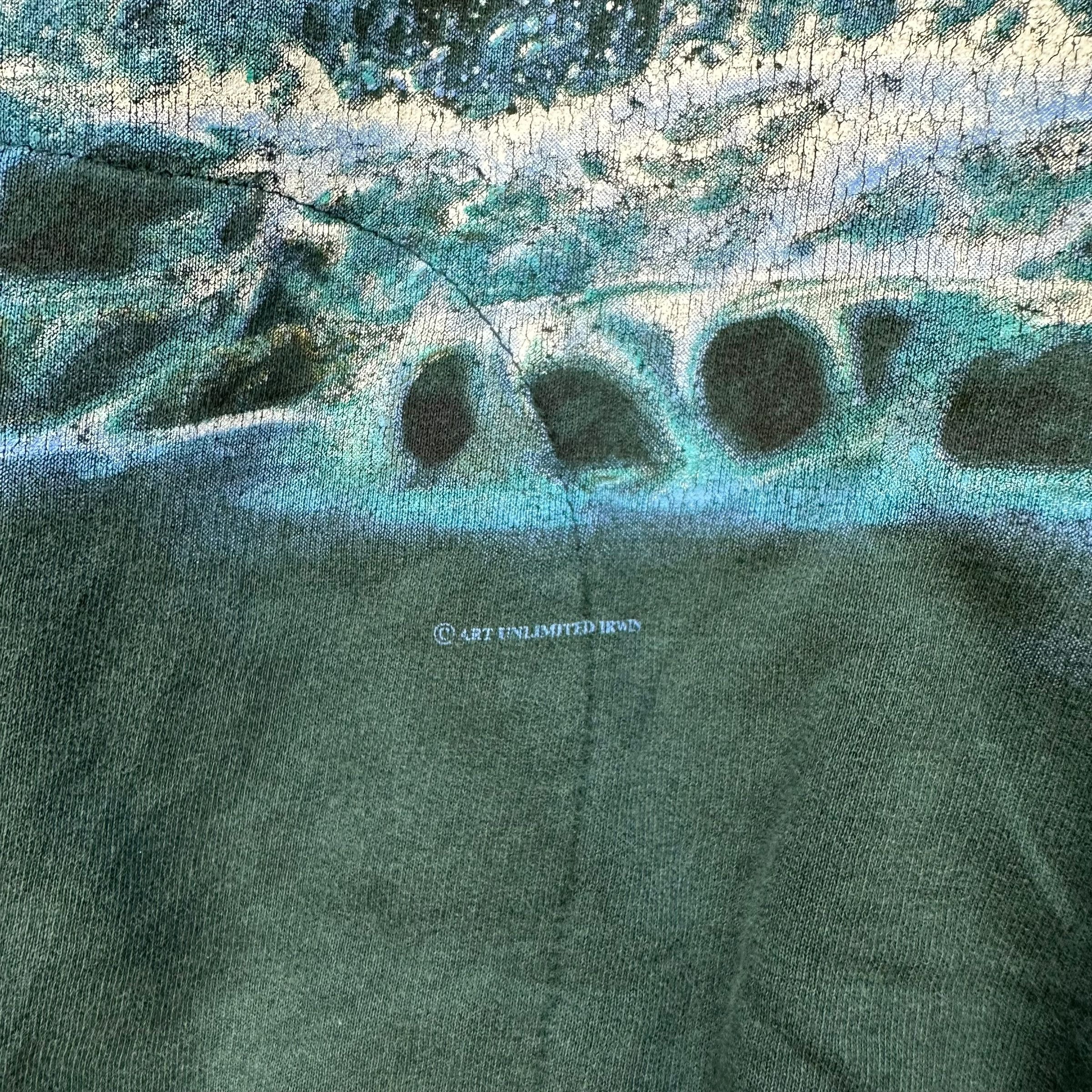 Vintage ART UNLIMITED IRWIN Eagle Nature Overprint Sweater #A3-0064 Size US L / EU 52-54 / 3 - 5 Thumbnail