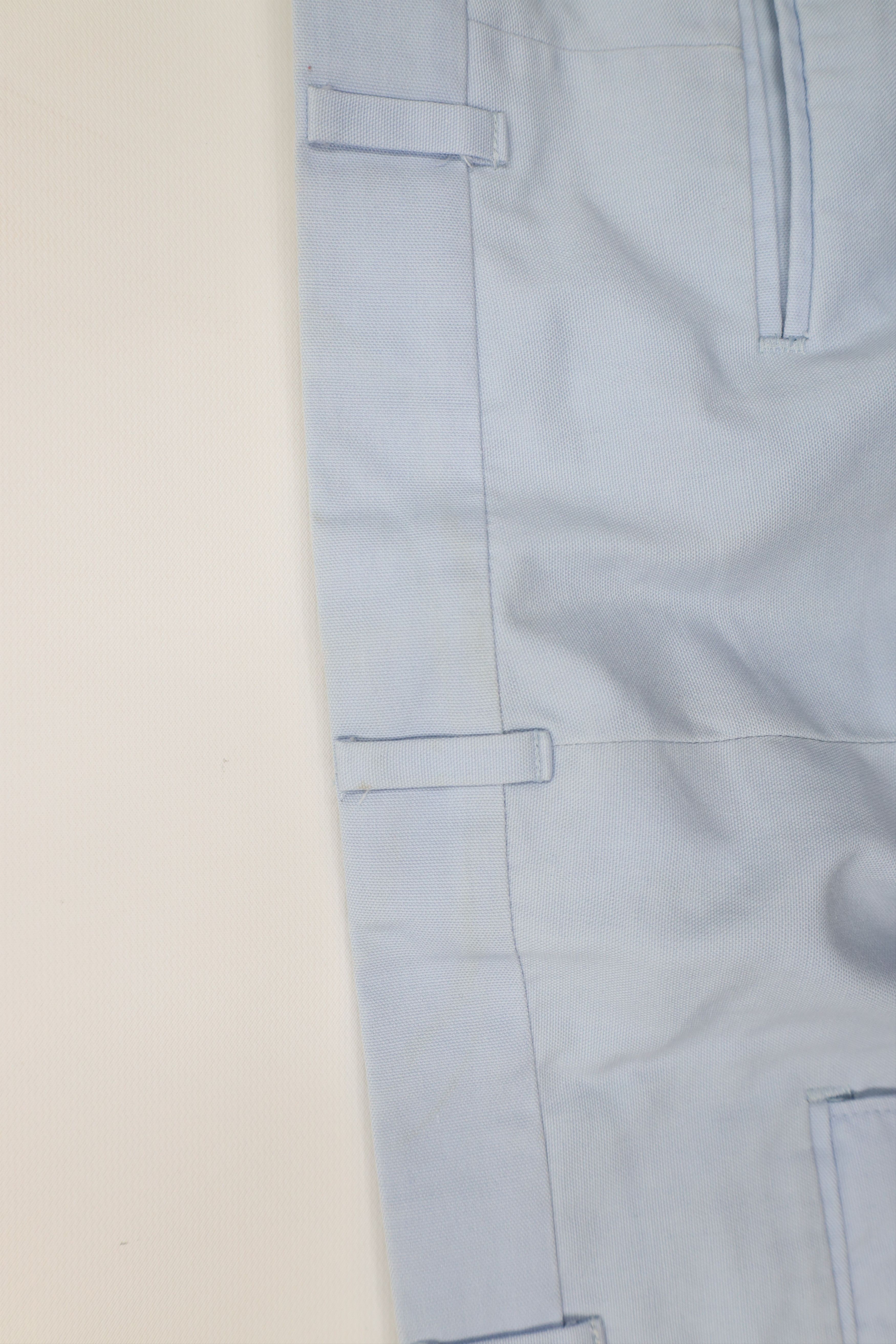 Vintage Vintage 70s Streetwear Wide Leg Chino Pants Carolina Blue Size US 34 / EU 50 - 14 Thumbnail