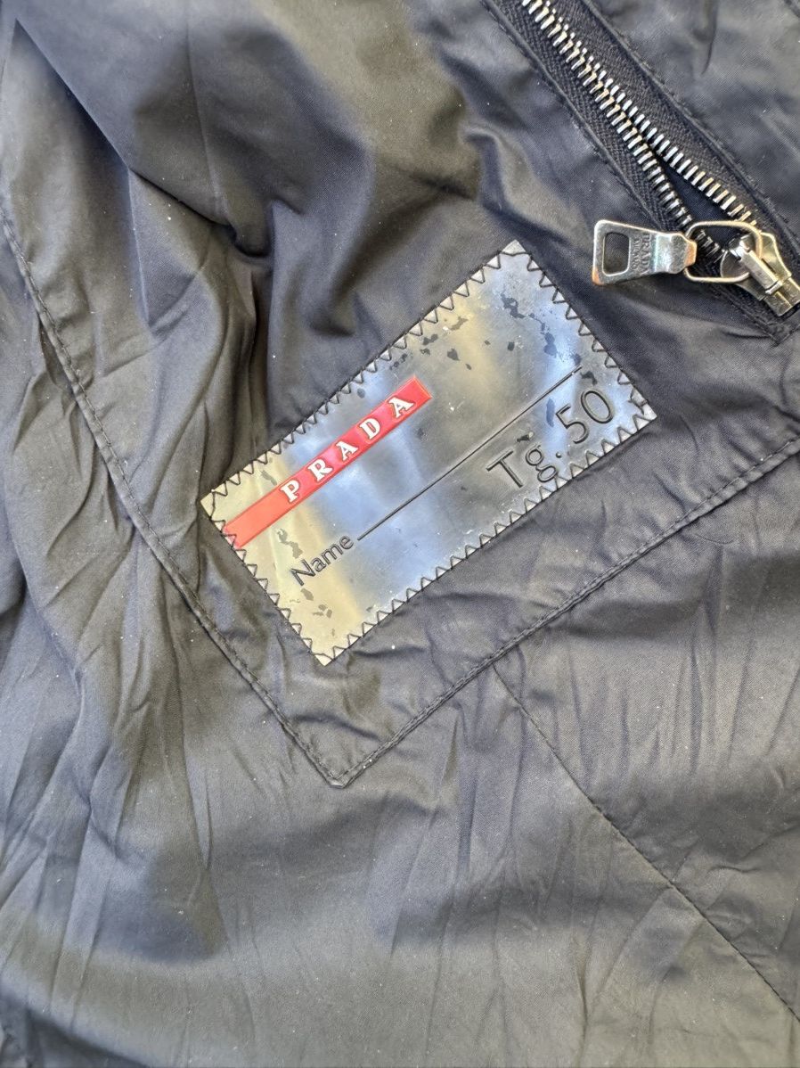 Prada 🕷️💥 Prada leather jacket made like Rick owens Size US M / EU 48-50 / 2 - 9 Thumbnail
