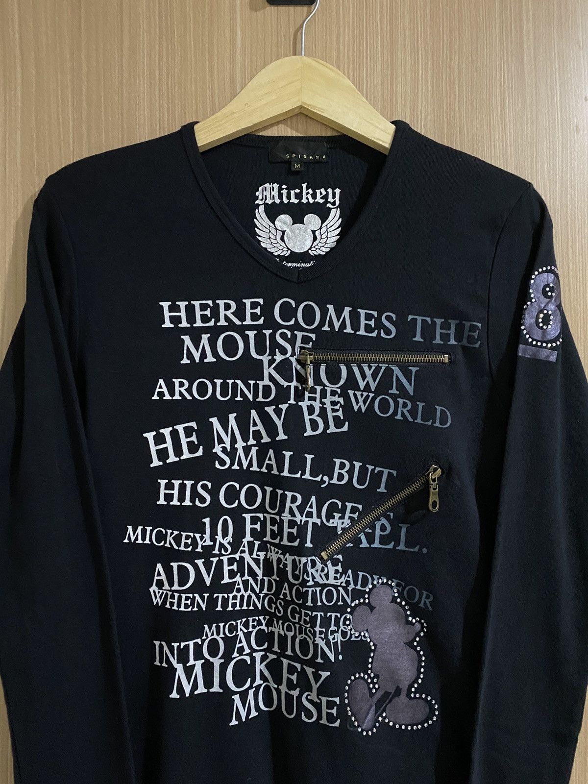 If Six Was Nine × Japanese Brand × Le Grande Bleu (L.G.B.) 2000s spinash zip poem punk long sleeve - ifsixwasnine lgb Size US M / EU 48-50 / 2 - 2 Thumbnail