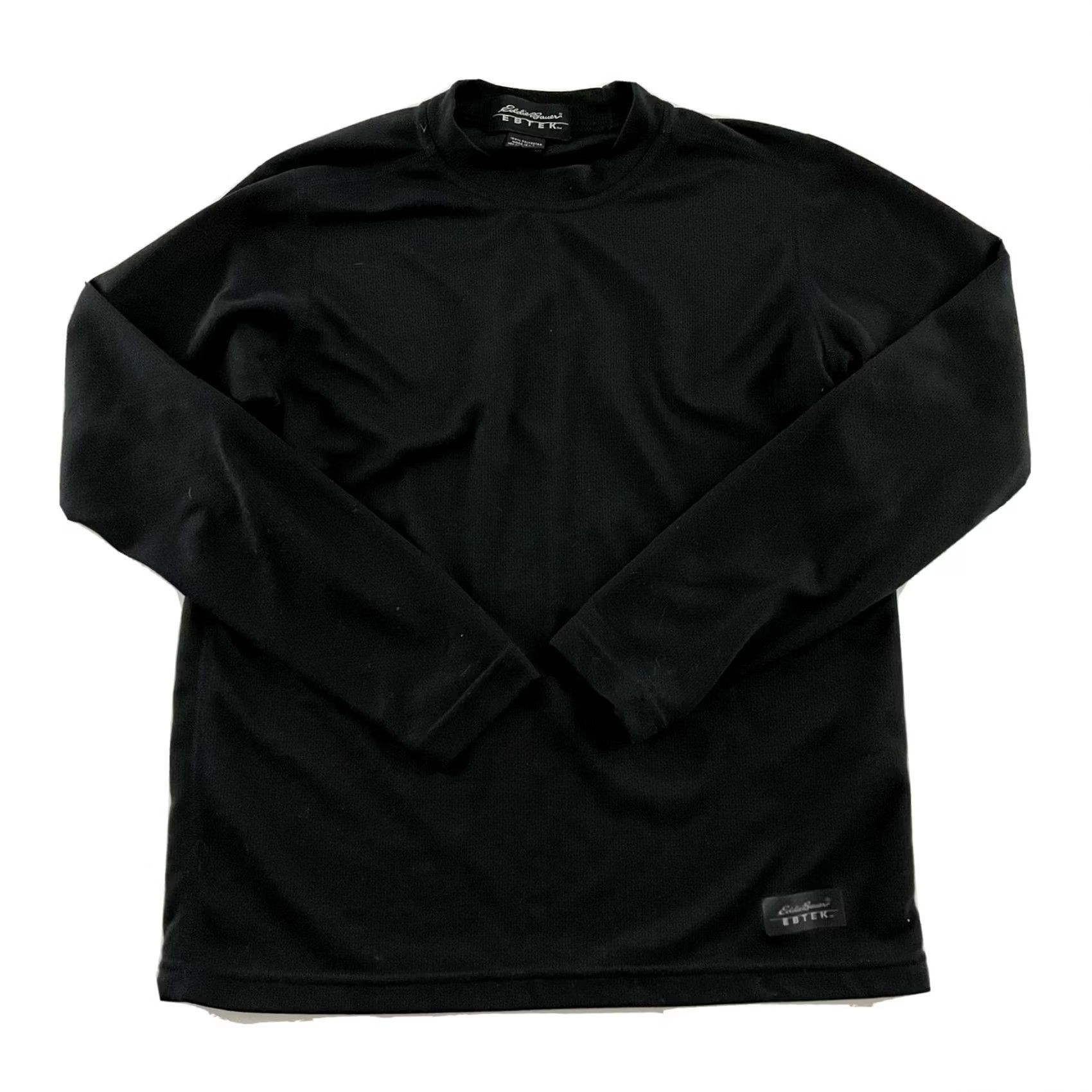 Eddie Bauer Eddie Bauer Base Layer Long Sleeve Top Women's M Black Polyester EBTek 100% Long Sleeve Base Layer Shirt Women M Black Eddie Bauer Size M / US 6-8 / IT 42-44 - 2 Thumbnail