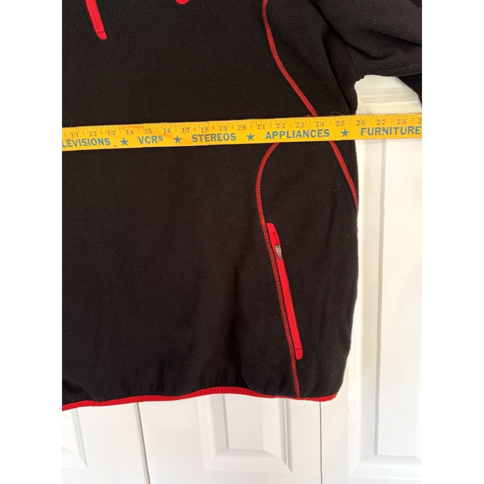 Vintage Antigua Mens Sweatshirt 1/4 Zip Pullover Fleece Black 2XL Long Sleeve Regular Size US XXL / EU 58 / 5 - 3 Thumbnail