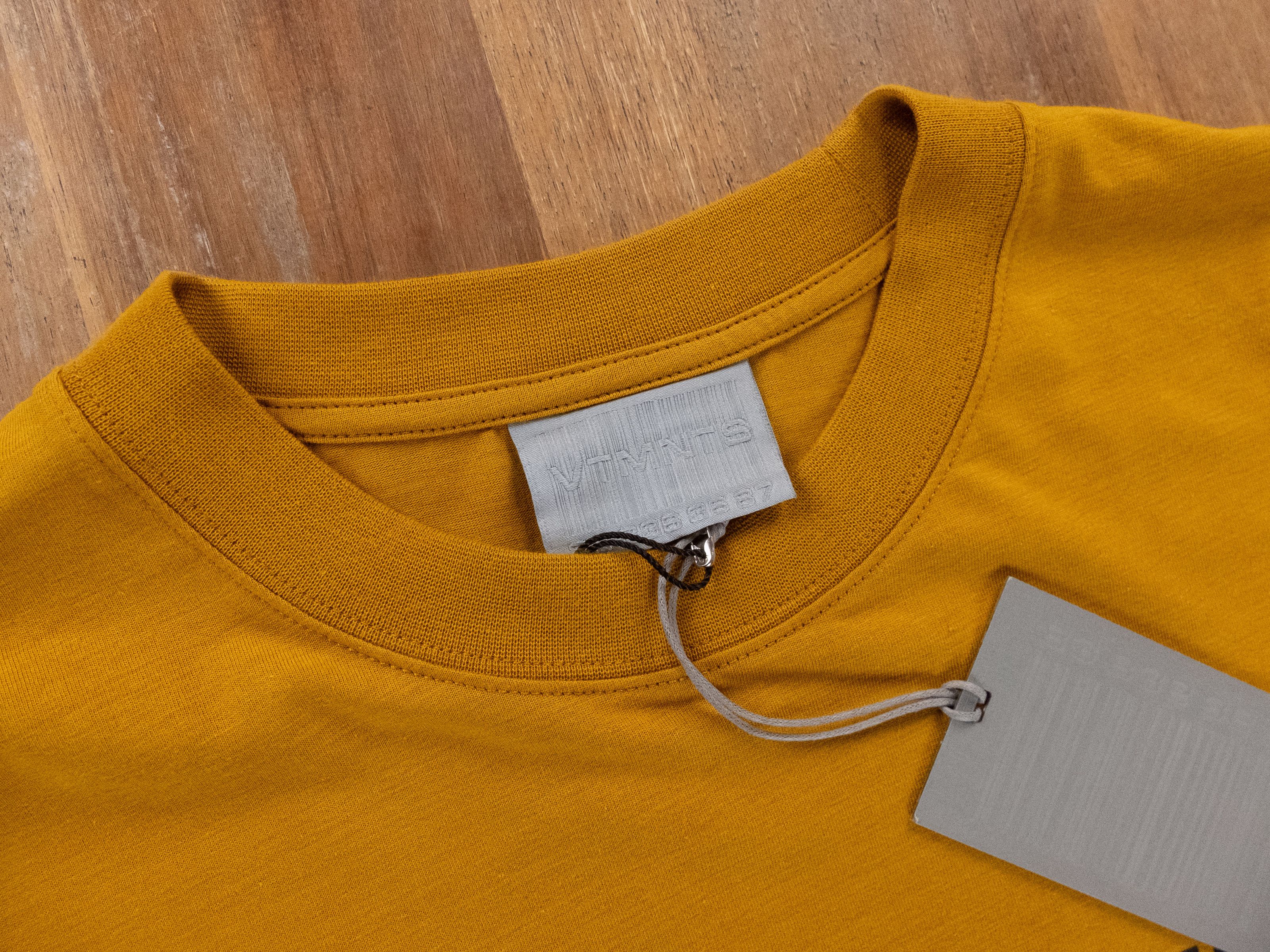 Vetements VETEMENTS Vtmnts mustard black barcode oversize t-shirt Size US S / EU 44-46 / 1 - 7 Thumbnail