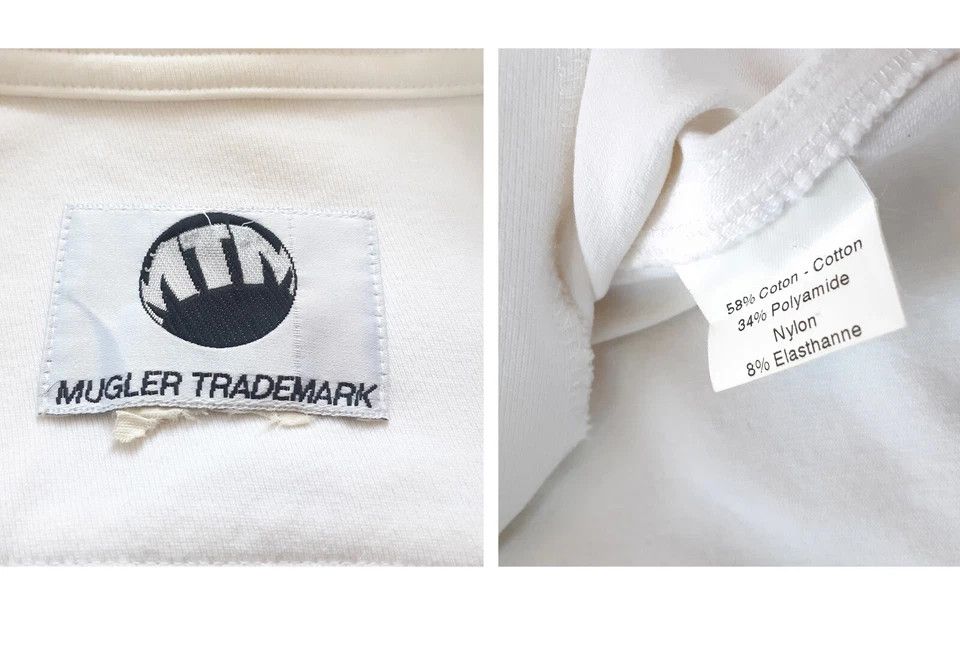 Thierry Mugler MTM Thierry Mugler Vintage Jacket Stretch White Size XS / US 0-2 / IT 36-38 - 12 Thumbnail