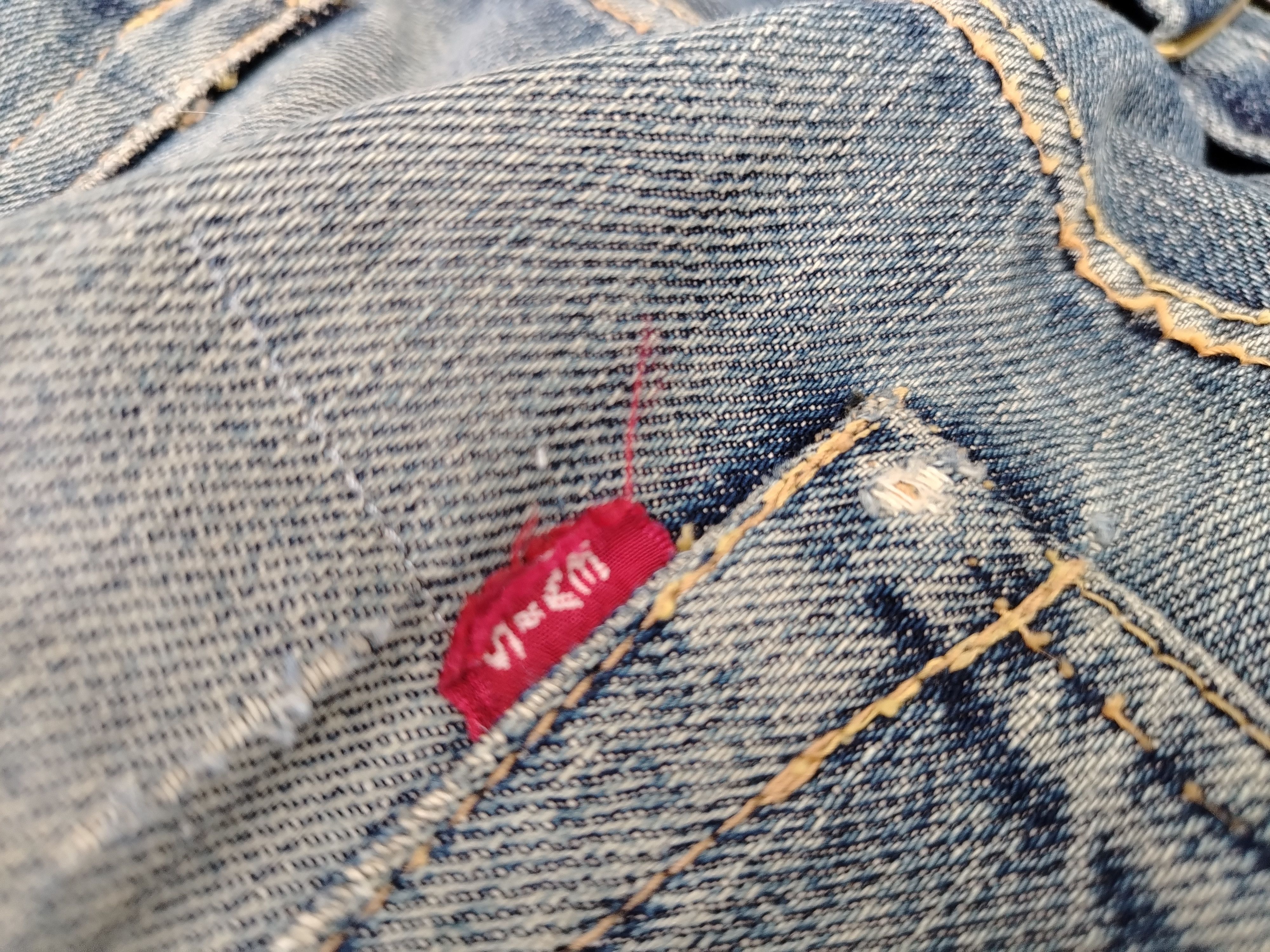 Evisu Evisu Jeans Vintage (Evis) Boro Remaked Size US 31 - 19 Thumbnail