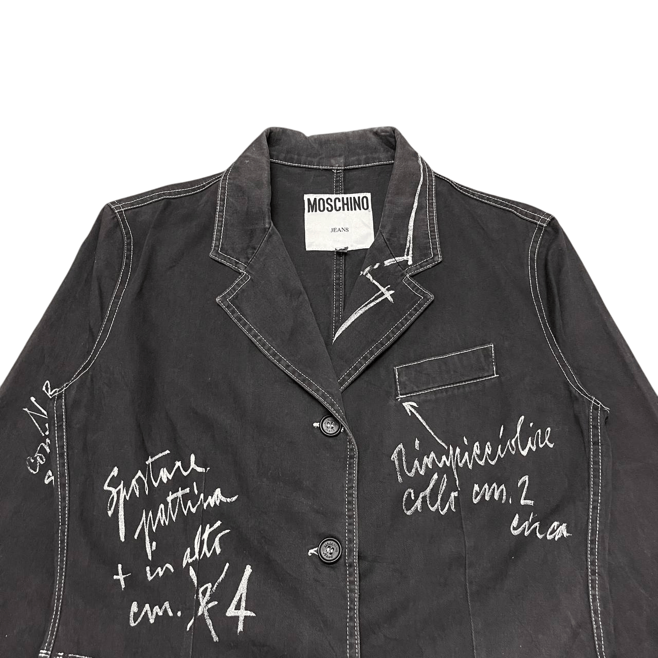 Moschino Moschino Jeans Painted Jacket Size US S / EU 44-46 / 1 - 2 Thumbnail