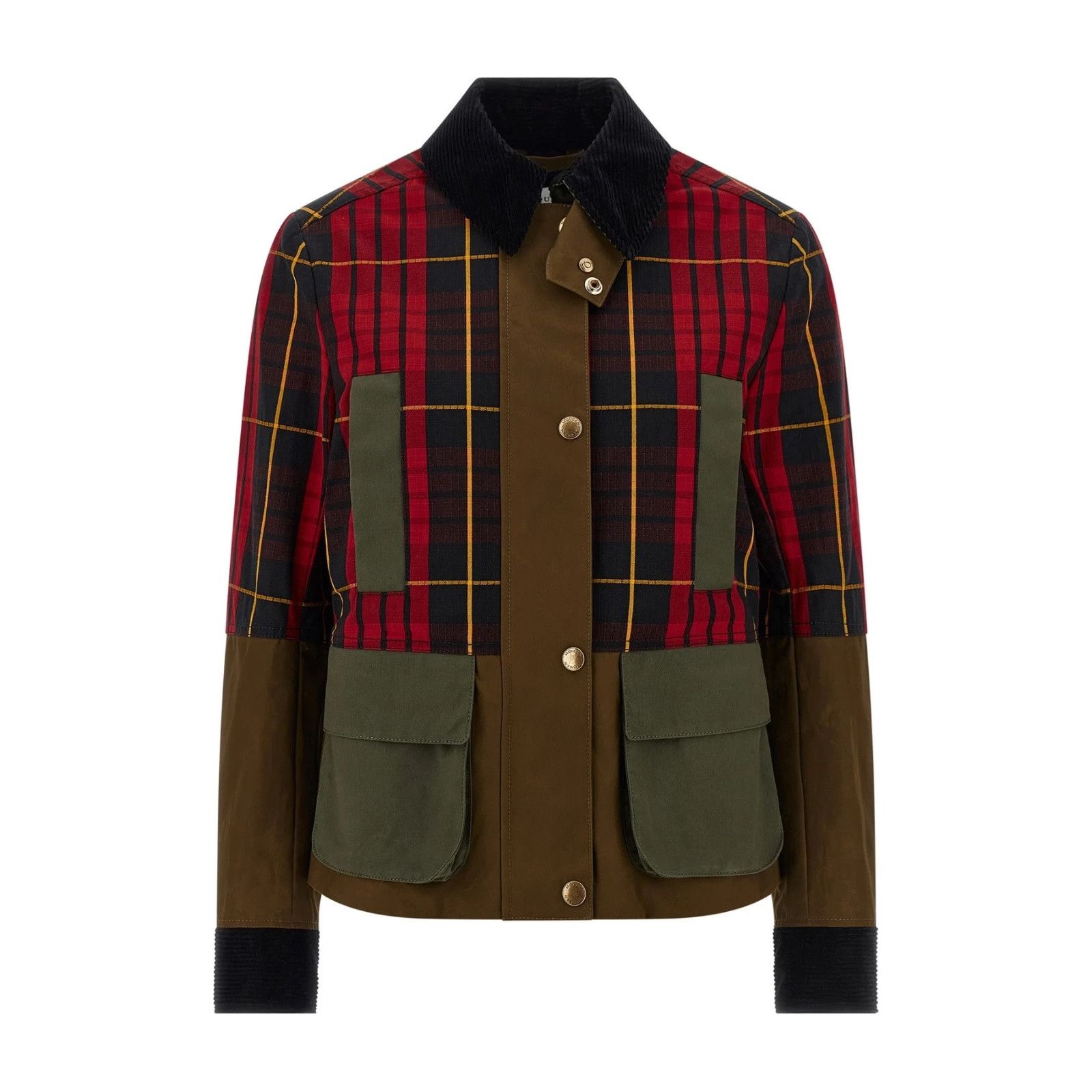 Alexander McQueen ALEXANDER MCQUEEN $3100 Red Tartan Ripstop Jacket New & Auth Size XS / US 0-2 / IT 36-38 - 1 Thumbnail