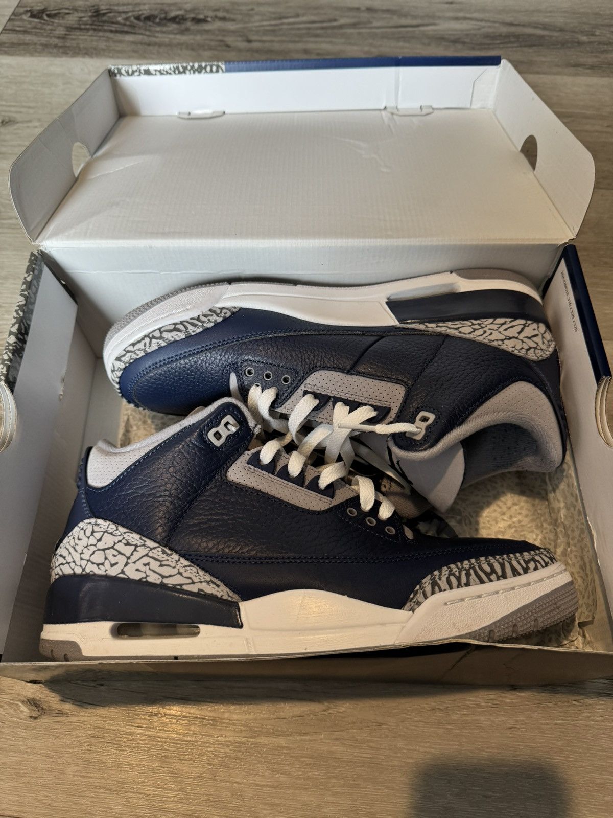 Jordan Brand Jordan 3 Georgetown Size US 9.5 / EU 42-43 - 5 Thumbnail
