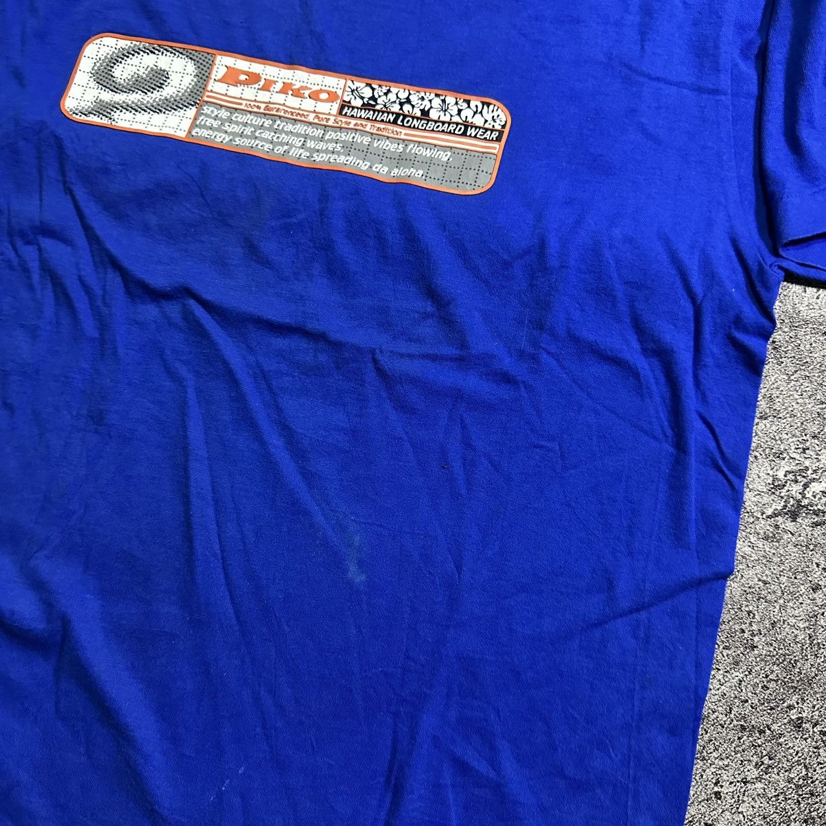 Japanese Brand VINTAGE 90's PIKO LONGBOARD TSHIRT Size US M / EU 48-50 / 2 - 5 Thumbnail