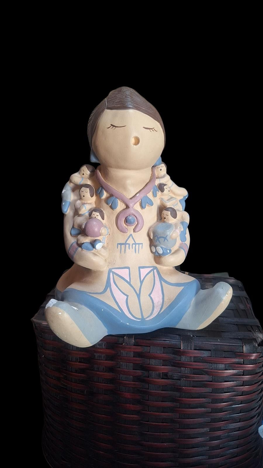 Designer Southwest Traditions Storytellers 8” Clay Figurine Size ONE SIZE - 2 Thumbnail
