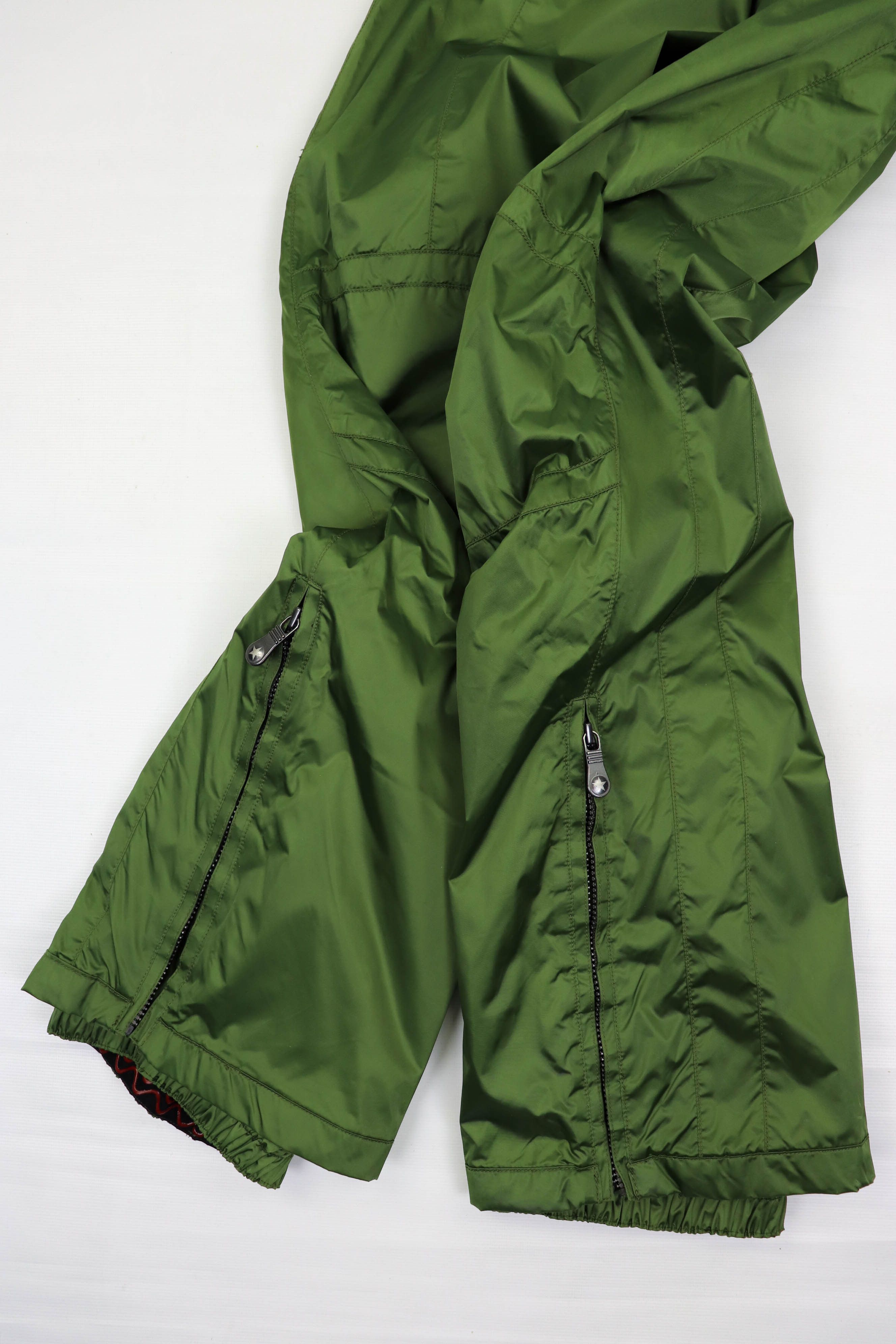 JET SET Women's JetSet Olive Green Nylon Snowboard Snow Ski Pants Size 26" / US 2 / IT 38 - 7 Thumbnail