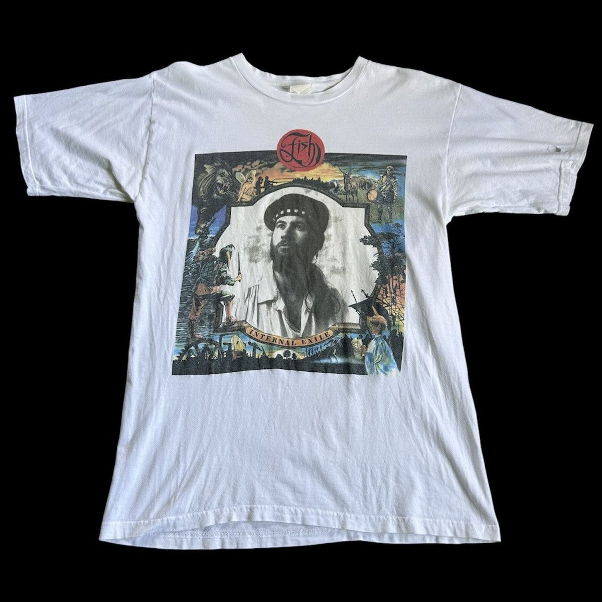 Band Tees × Vintage Vintage 90’s Fish Marillion tour shirt Size US M / EU 48-50 / 2 - 2 Thumbnail