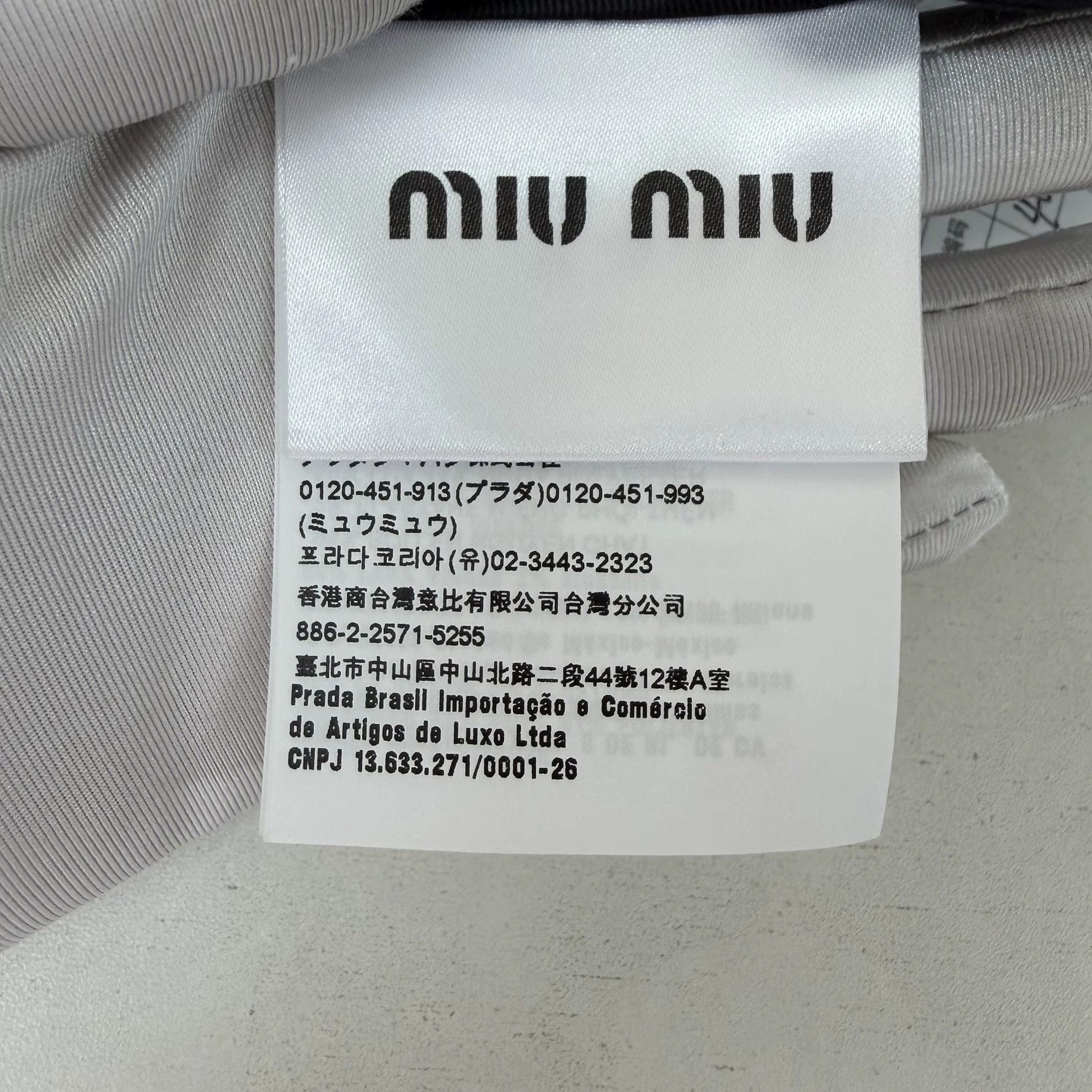 Miu Miu MIU MIU Black Bow Skirt Size 40 Size 27" / US 4 / IT 40 - 8 Thumbnail