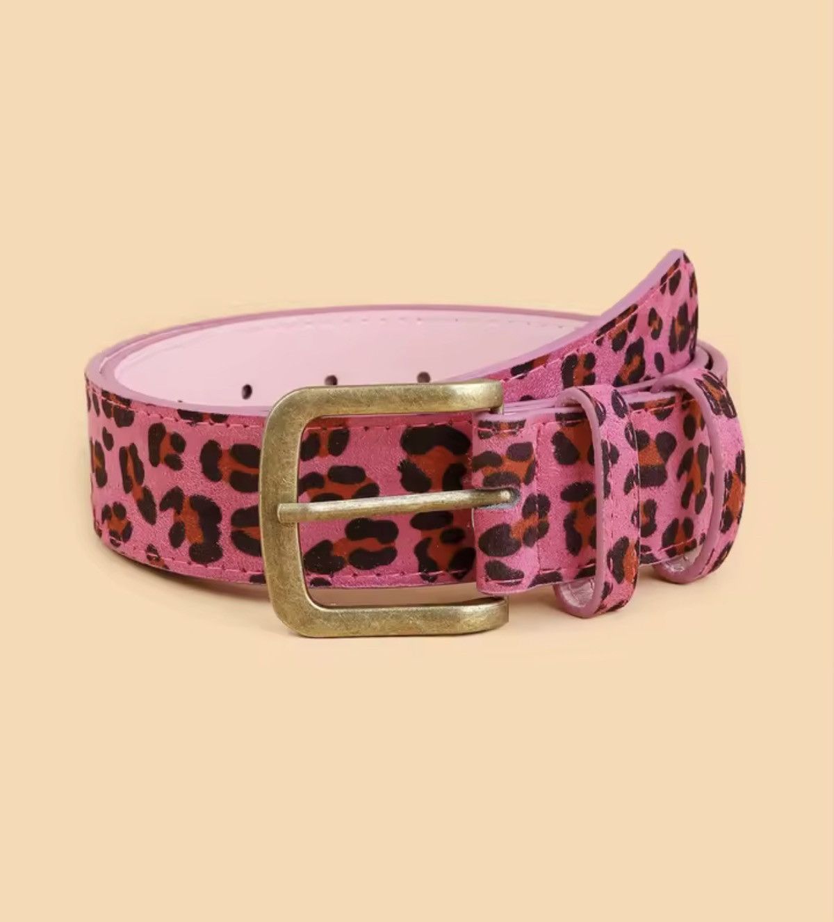 Other 2000s leopard cheetah print belt Size 32 - 1 Thumbnail