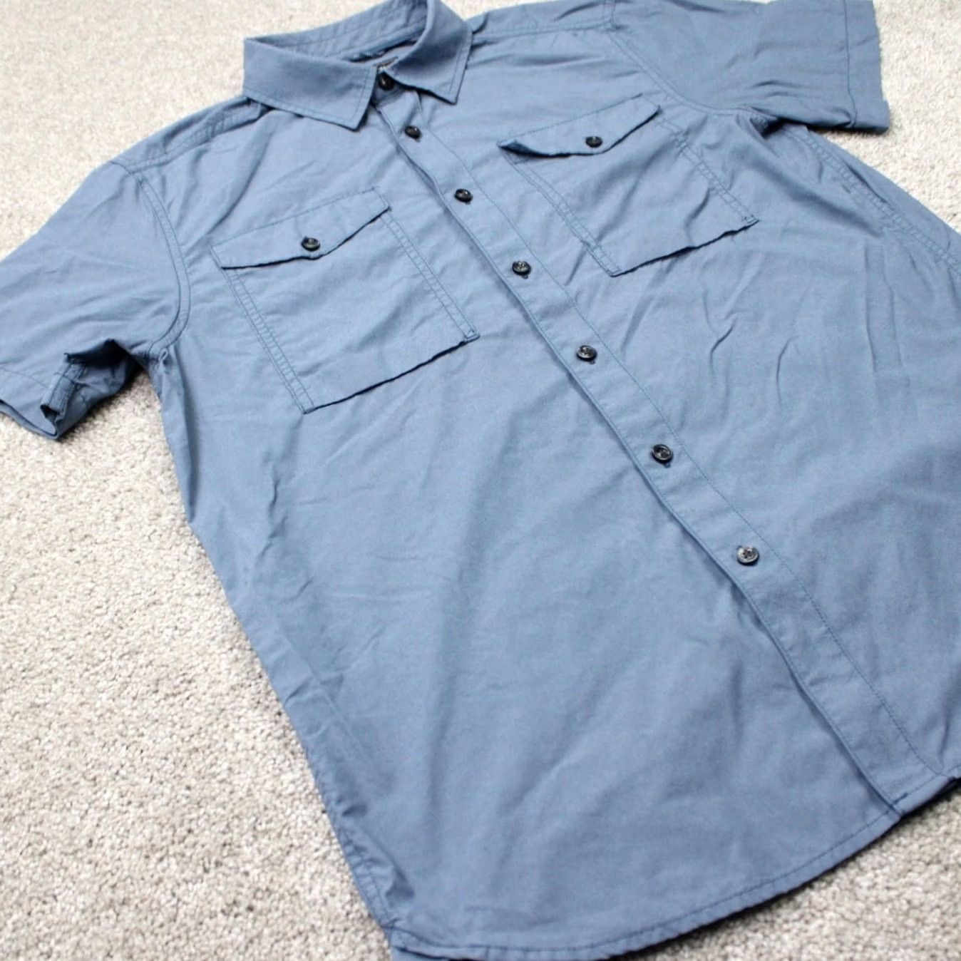 The North Face The North Face Shirt Men Medium Blue Monanock Utility Double Pocket Short Sleeve Size US M / EU 48-50 / 2 - 6 Thumbnail