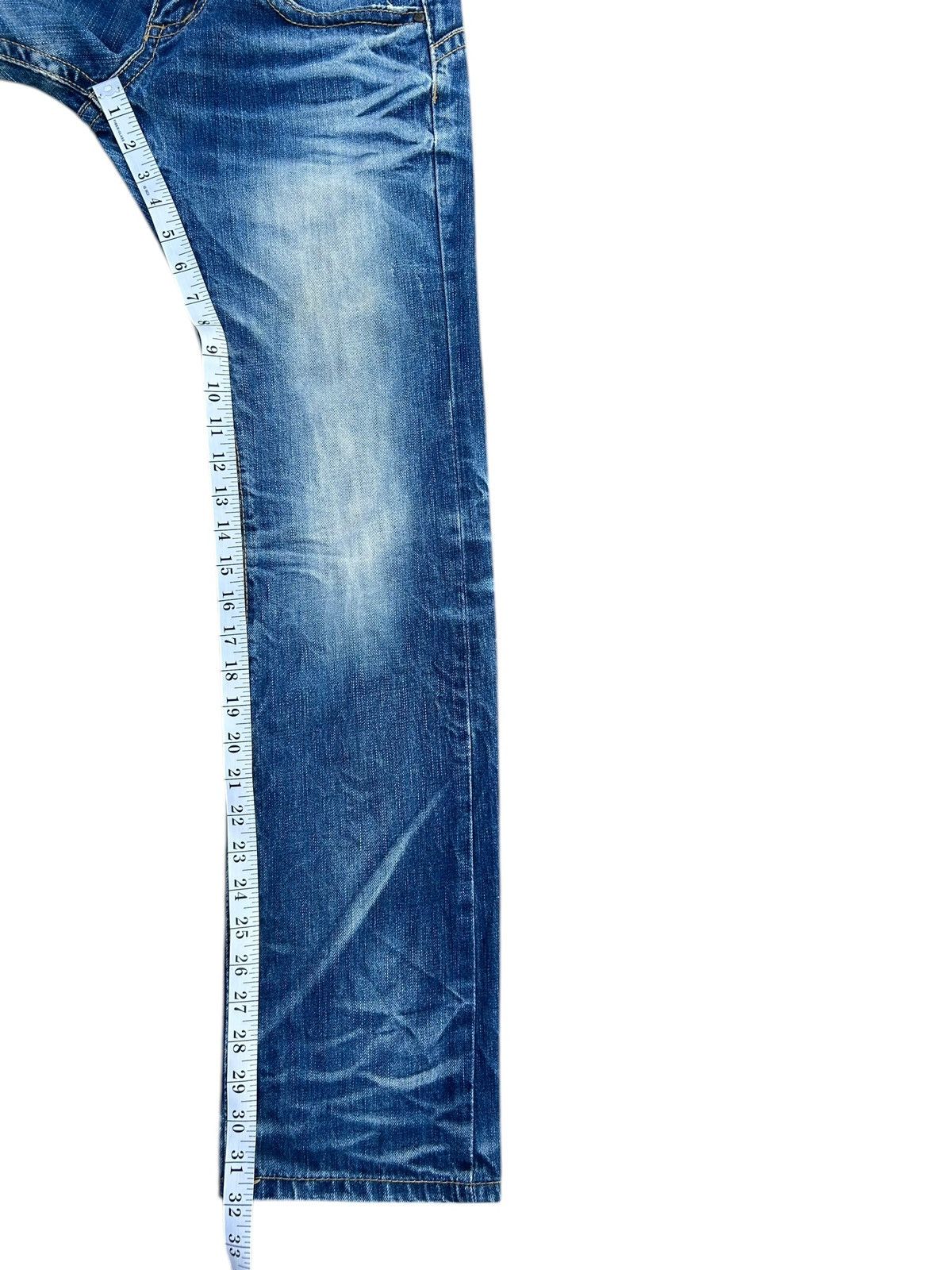 Kapital YOSHITOMO NARA LOLITA Exotic Vintage Distressed Denim Jeans Size US 30 / EU 46 - 20 Thumbnail