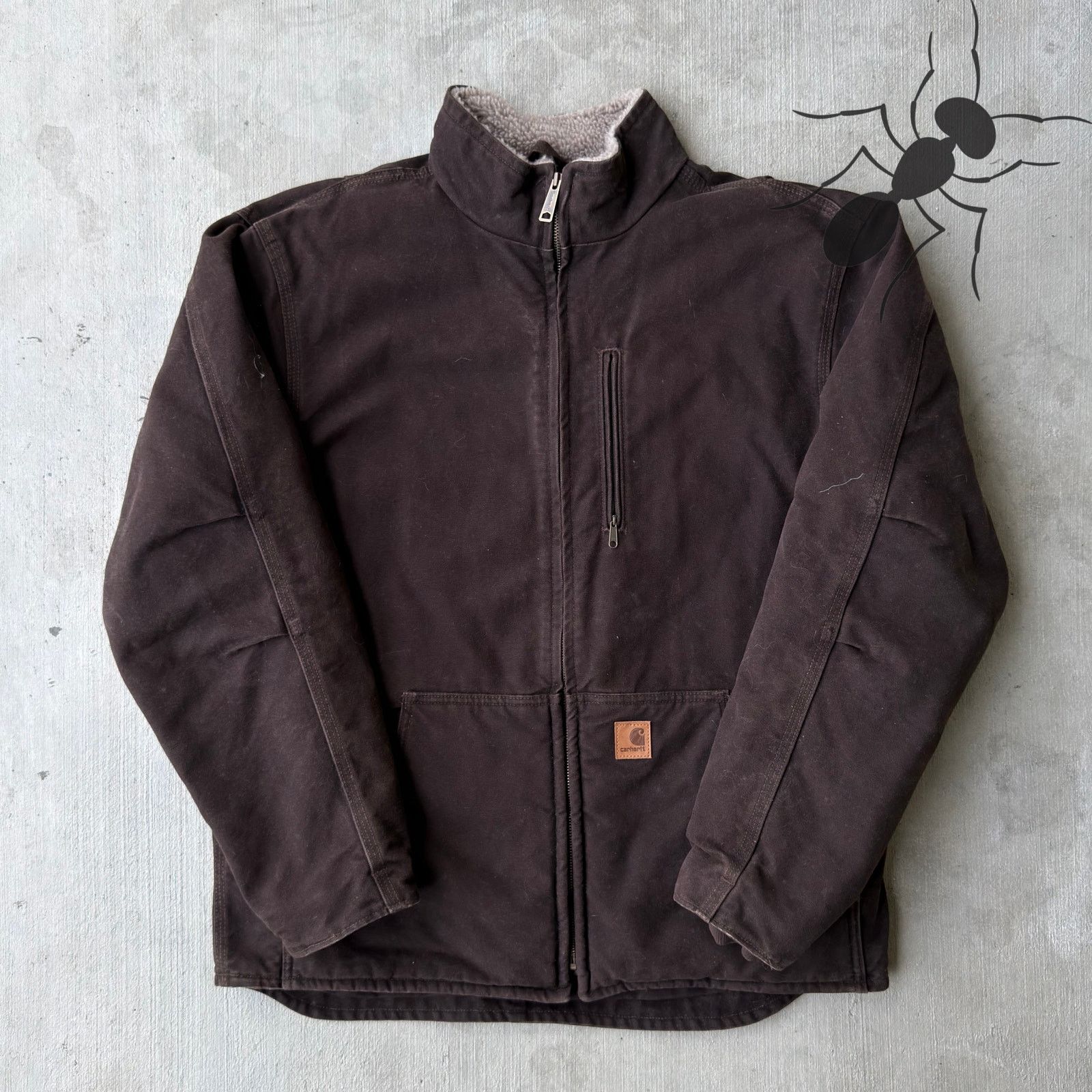Carhartt × Carhartt Wip Carhartt J141 DKB Sherpa-Lined Hooded