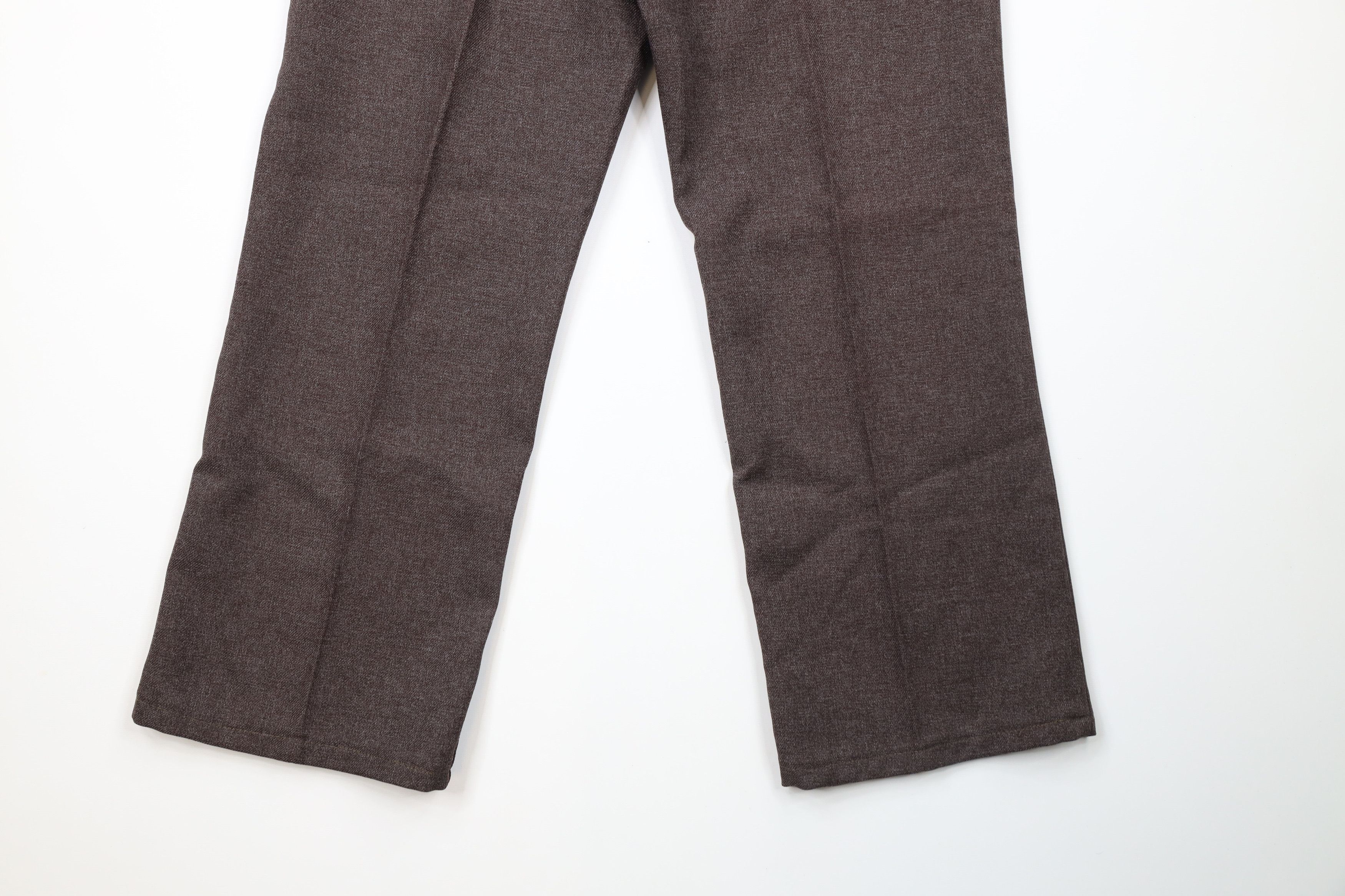 Vintage × Wrangler Vintage 90s Wrangler Wide Leg Pants Heather Brown USA Size US 36 / EU 52 - 13 Thumbnail