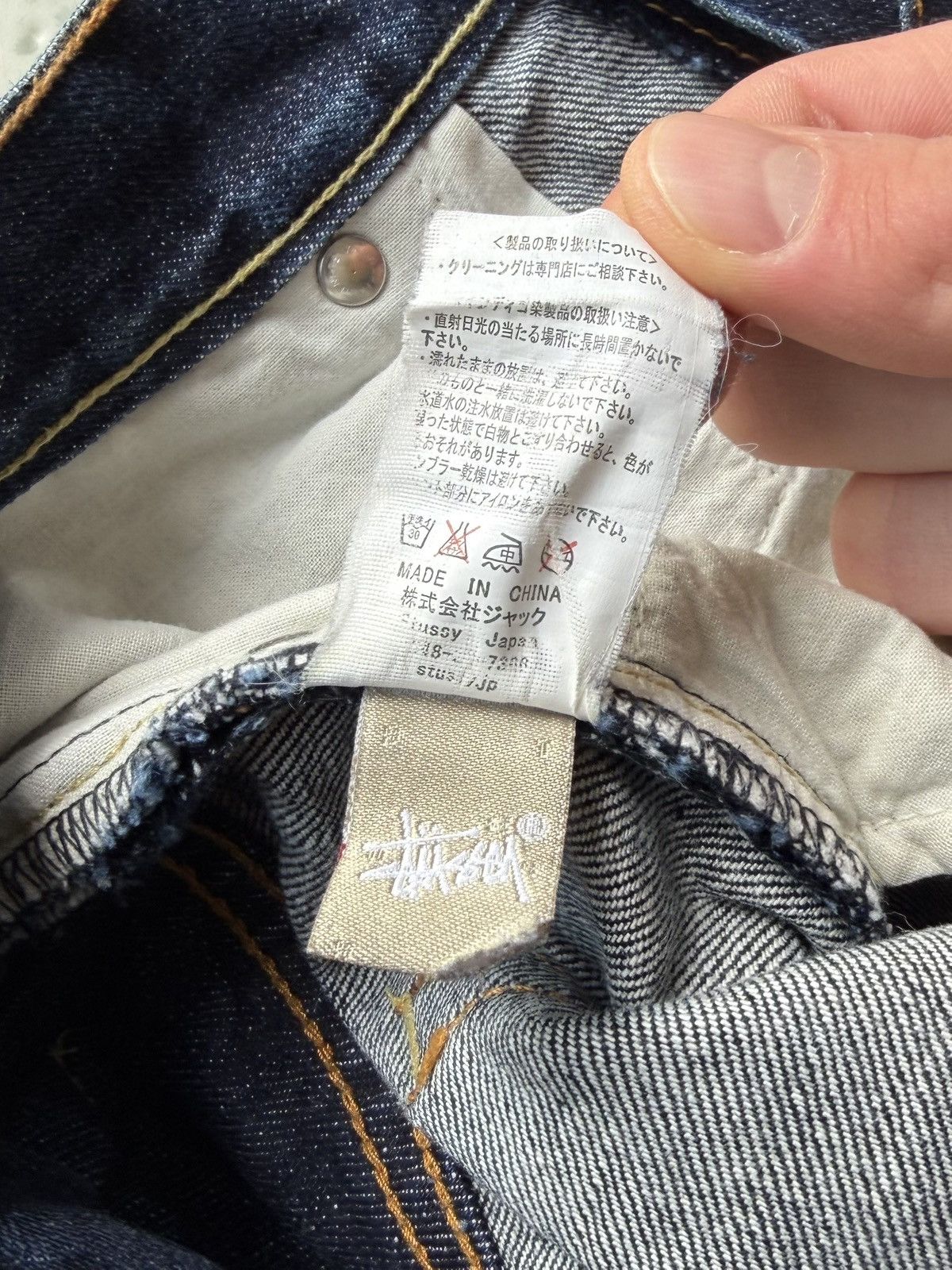 Stussy Vintage Stussy Japan Rough n Rugged Skull Print Denim Pants Size US 32 / EU 48 - 10 Thumbnail