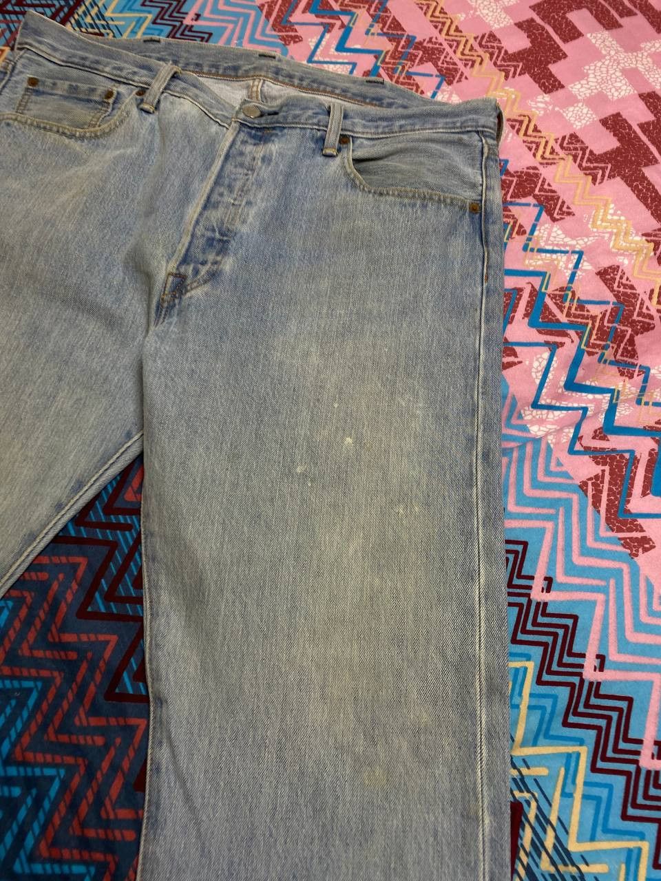 Levi's Distressed Jeans Levi's 501 vintage Y2K w38 streetwear Size US 38 / EU 54 - 7 Thumbnail