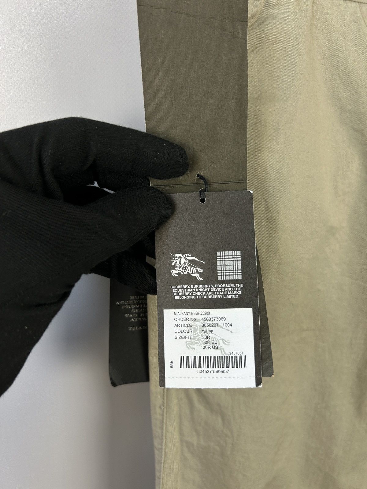 Burberry × Designer Burberry Brit Beige Chino Pants Trousers Sz W30 BNWT Luxury Size US 30 / EU 46 - 5 Thumbnail