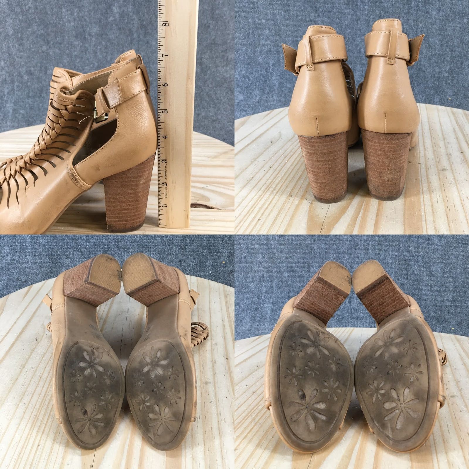 Chinese Laundry Chinese Laundry Boots Womens 8.5 M Block Heels Peep Toe Cutout Bootie Brown Boots Women 8.5 M Brown Block Heel Peep Toe Cutout Casual Shoe Size US 9 / IT 39 - 9 Thumbnail