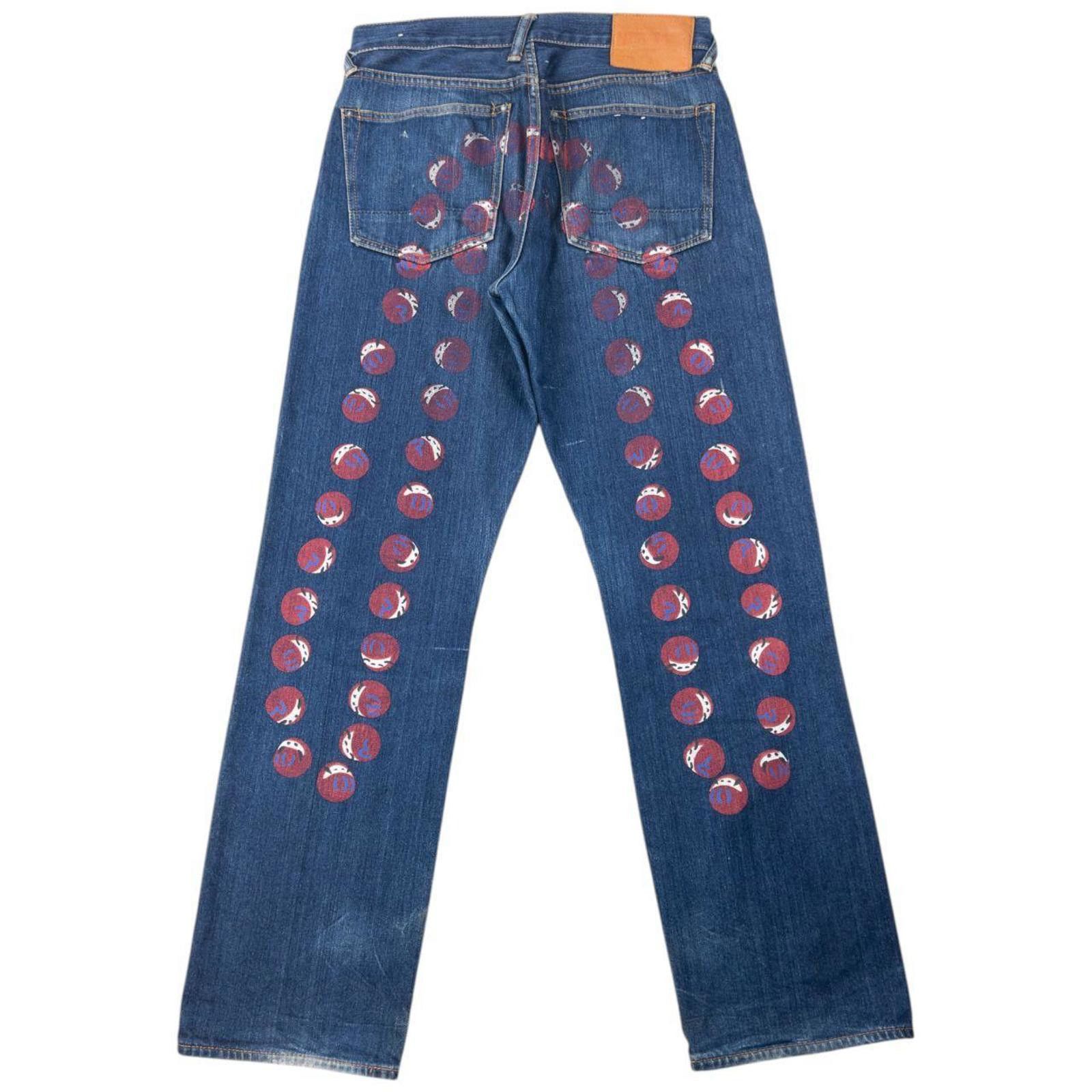 Evisu Vintage 2000s Evisu Dot Daicock Japanese Denim Jeans W30 Size US 30 / EU 46 - 1 Thumbnail