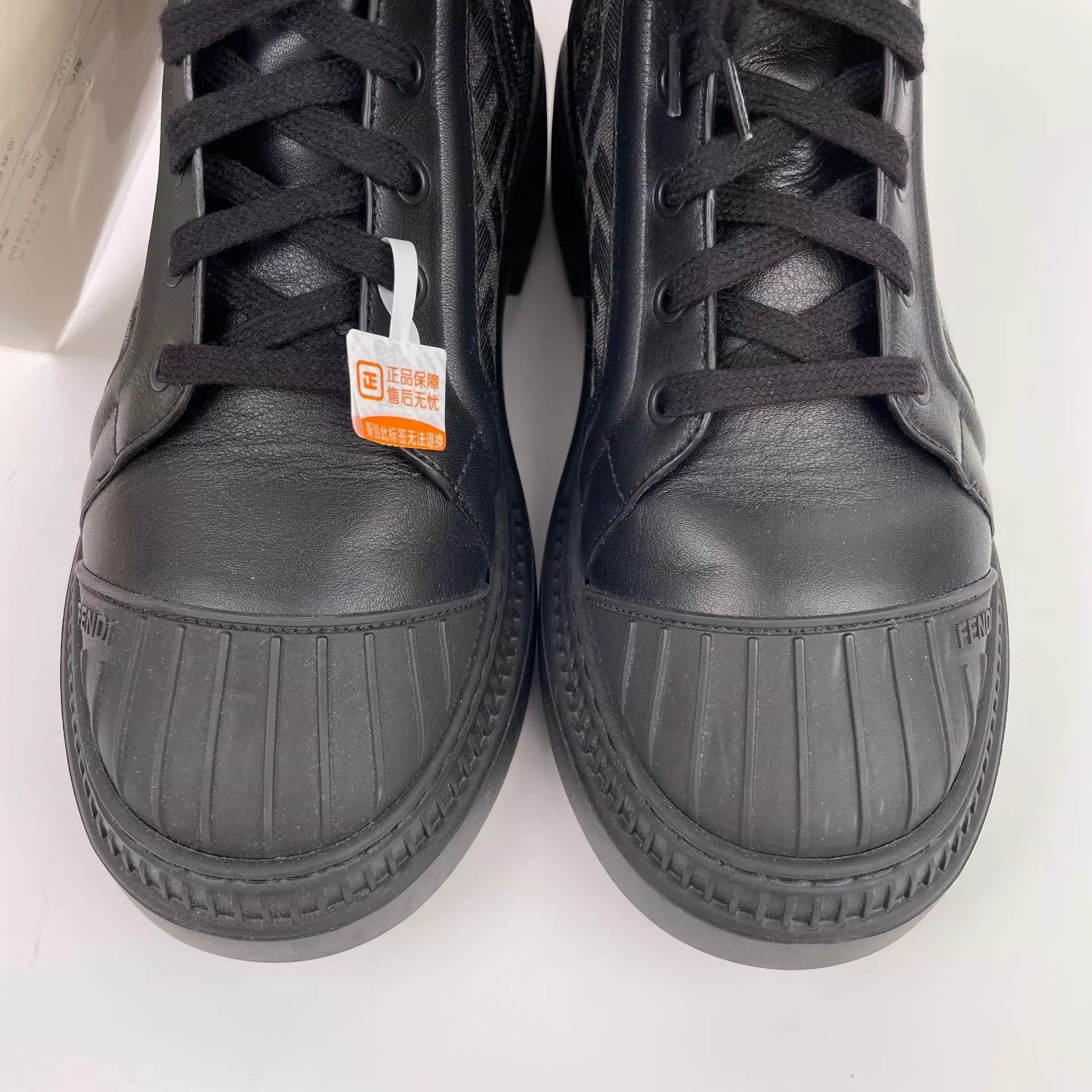Fendi Fendi Women's Monogram Short Boots 39 Black Size US 8.5 / IT 38.5 - 4 Thumbnail